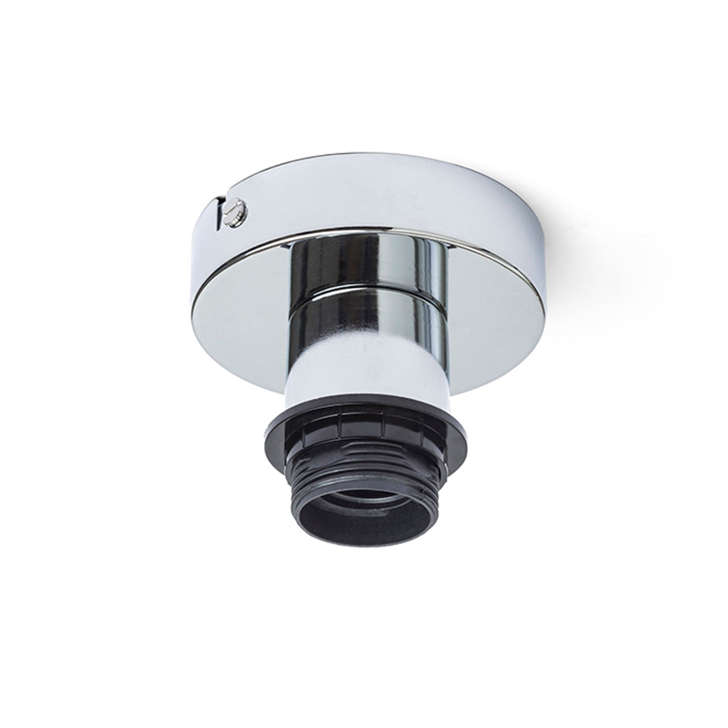 RENDL shades, shade bases, pendent sets SOLO R ceiling base chrome 230V LED E27 15W R12583 1