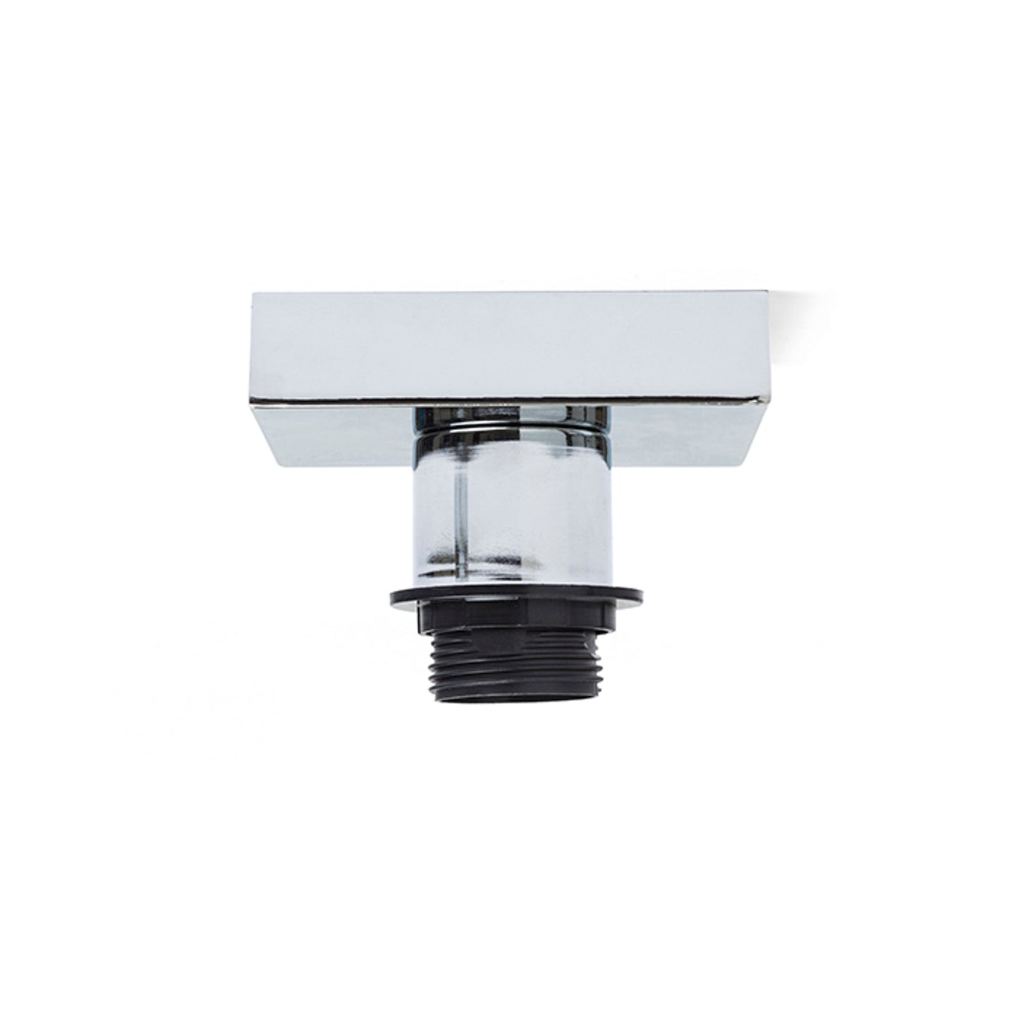 RENDL shades, shade bases, pendent sets SOLO SQ ceiling base chrome 230V LED E27 15W R12584 2