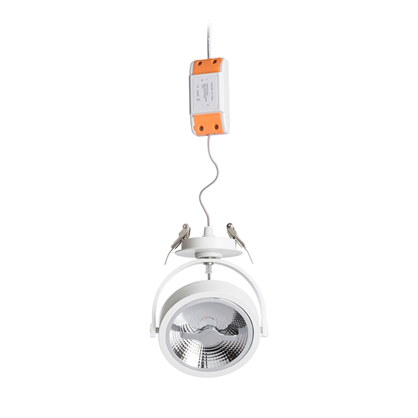 RENDL spotlight KELLY LED DIMM semi-recessed white 230V LED 12W 24° 3000K R12637 2