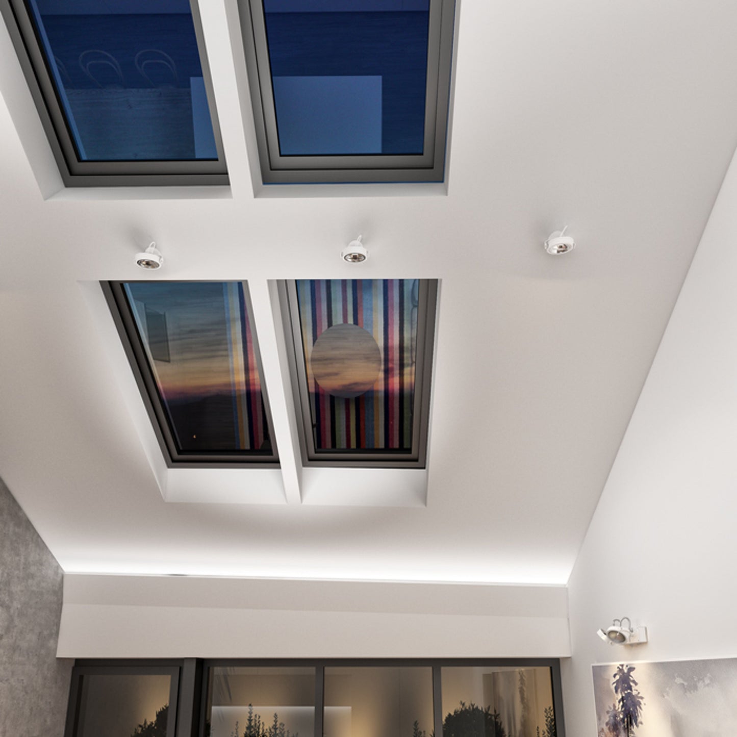RENDL spotlight KELLY LED DIMM semi-recessed white 230V LED 12W 24° 3000K R12637 7