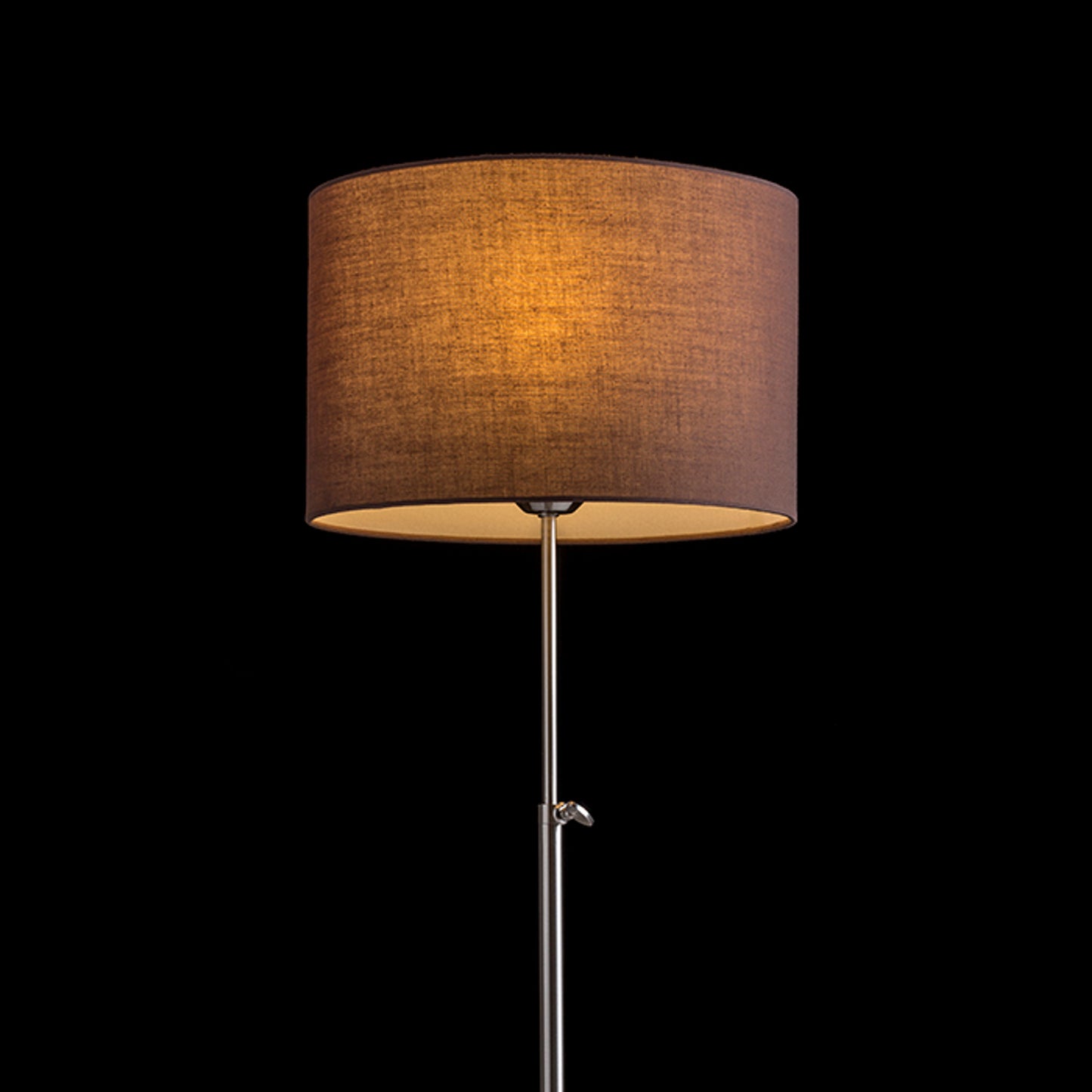 RENDL table lamp EDIKA table brown matt nickel 230V LED E27 15W R12665 2