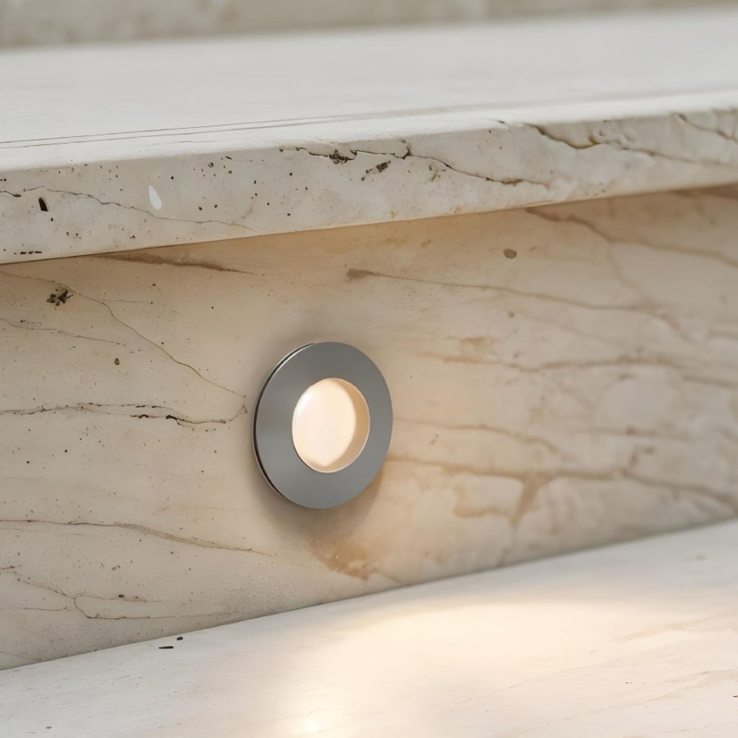 RENDL outdoor lamp CLUB recessed silver grey 230V LED 3W IP54 3000K R12685 5