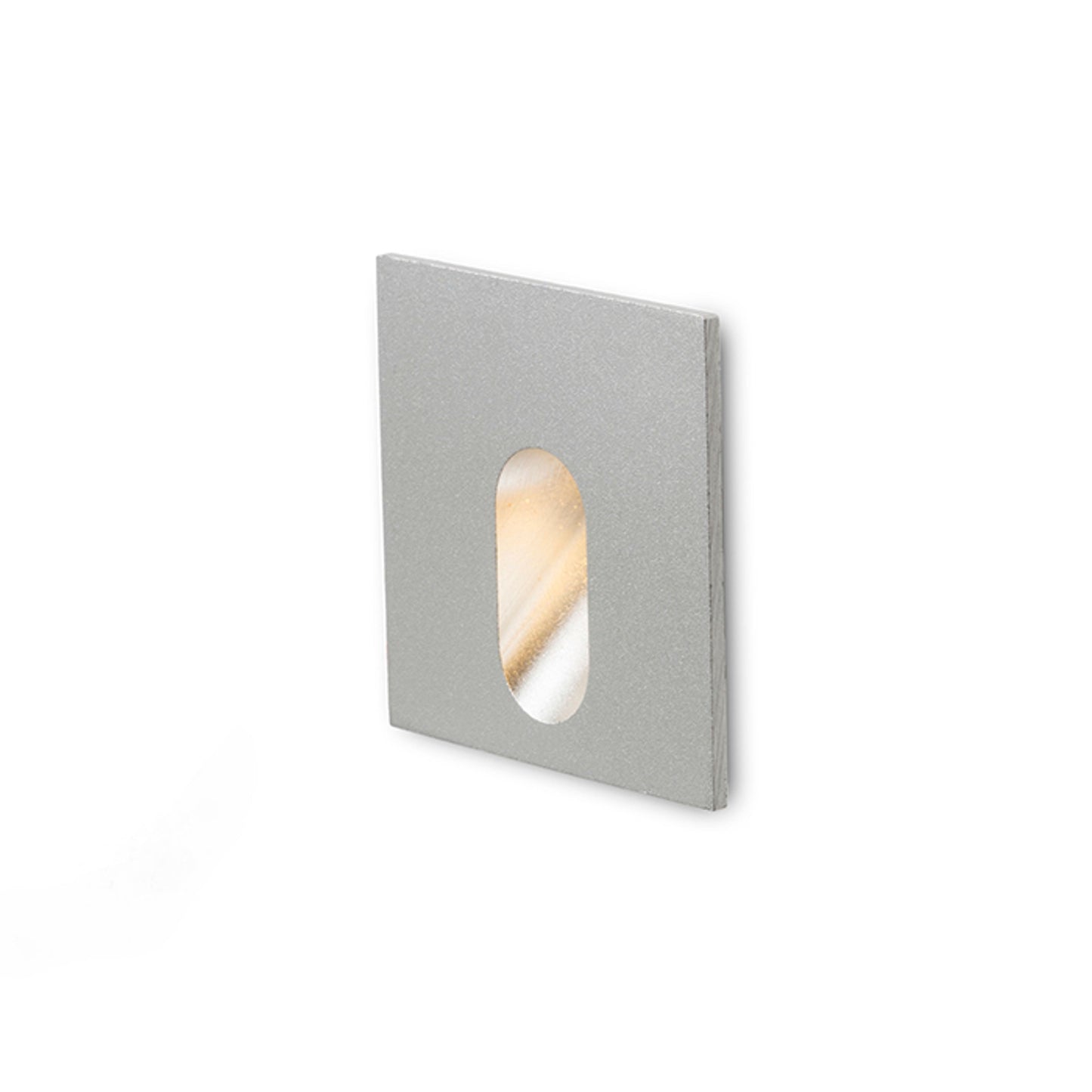 RENDL recessed light MEMPHIS SQ wall recessed silver grey 230V LED 3W 60° 3000K R12688 1