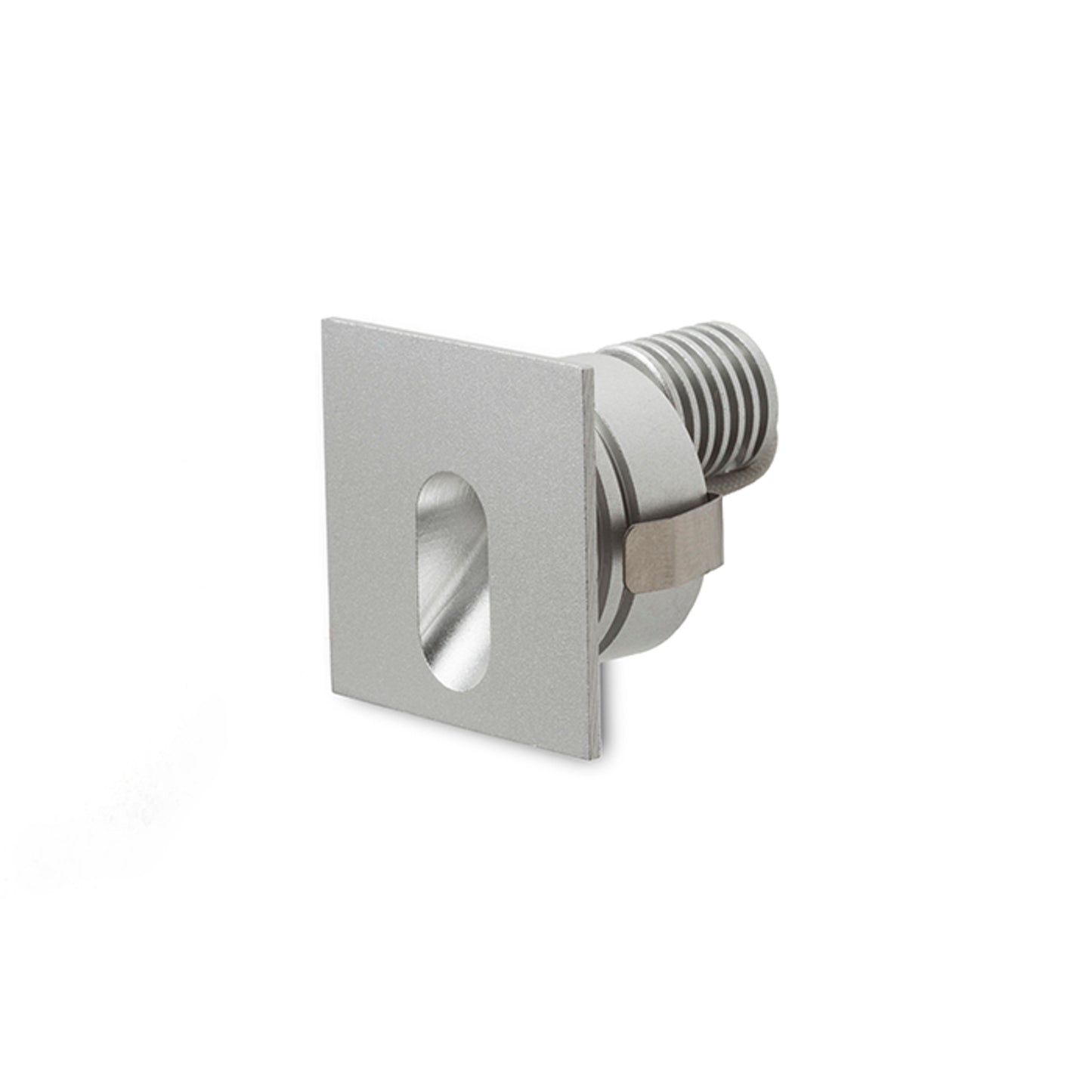 RENDL recessed light MEMPHIS SQ wall recessed silver grey 230V LED 3W 60° 3000K R12688 5