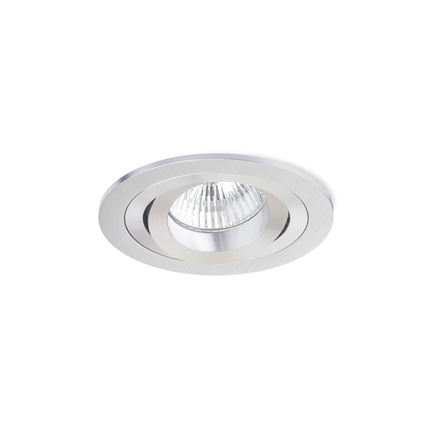 RENDL recessed light PASADENA GU10 R recessed brushed aluminum 230V LED GU10 7W R12708 5