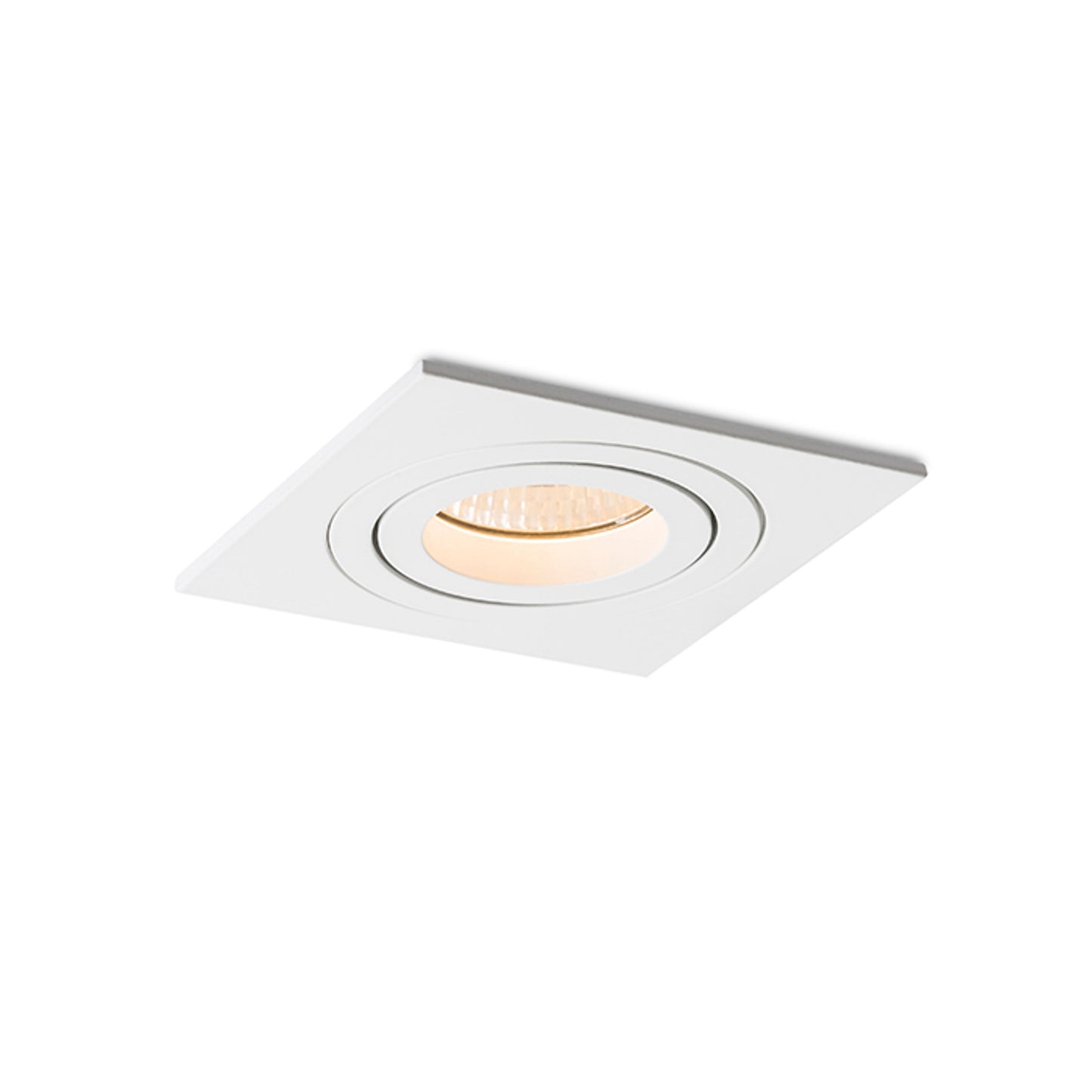 RENDL recessed light PASADENA GU10 SQ I recessed white 230V LED GU10 7W R12710 1
