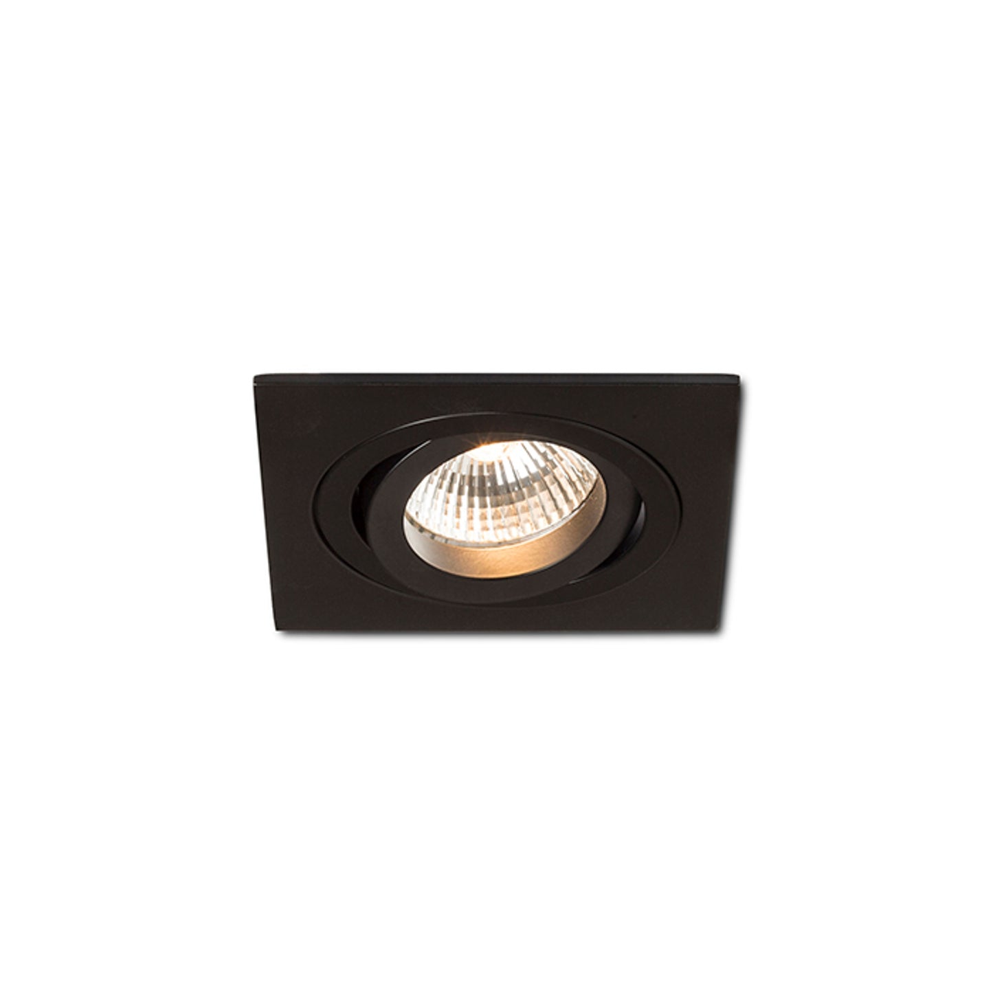 RENDL recessed light PASADENA GU10 SQ I recessed black 230V LED GU10 7W R12711 1