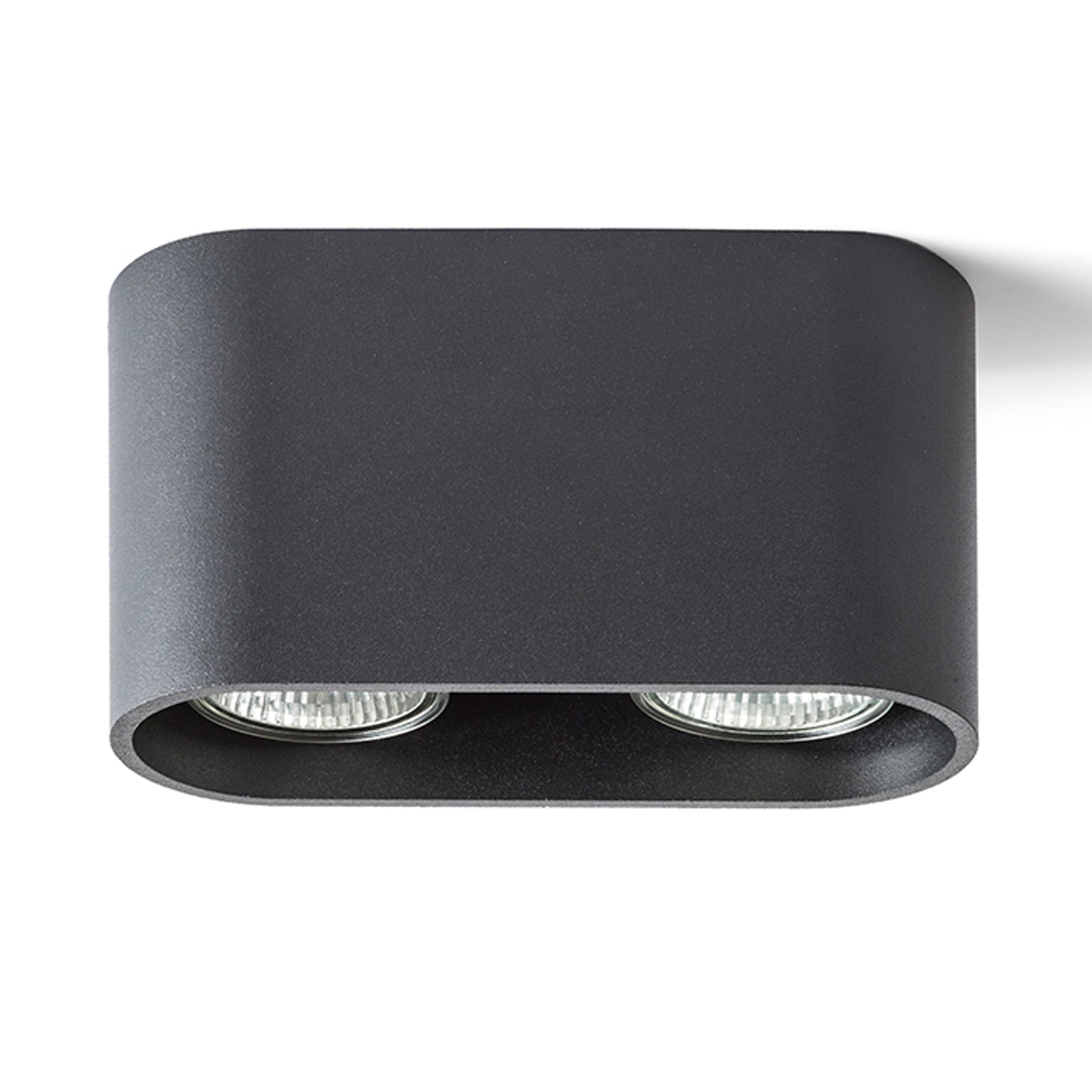 RENDL surface mounted lamp MANTOVA II ceiling matte black 230V LED GU10 2x7W R12734 4