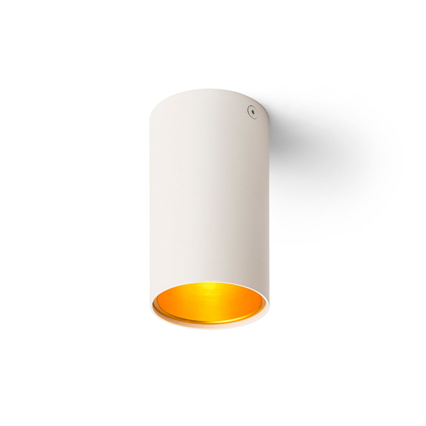 RENDL surface mounted lamp TUBA ceiling matte white/gold 230V LED GU10 7W R12745 1