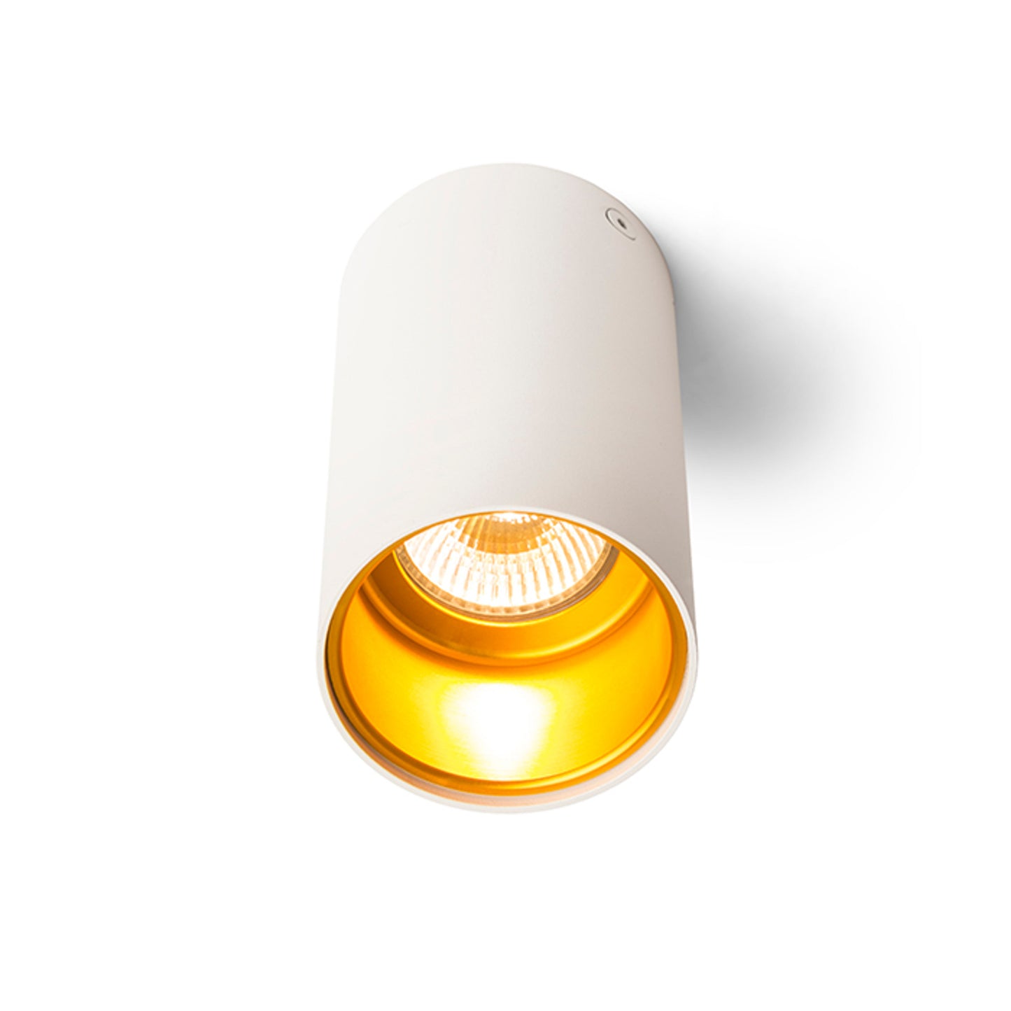 RENDL surface mounted lamp TUBA ceiling matte white/gold 230V LED GU10 7W R12745 2