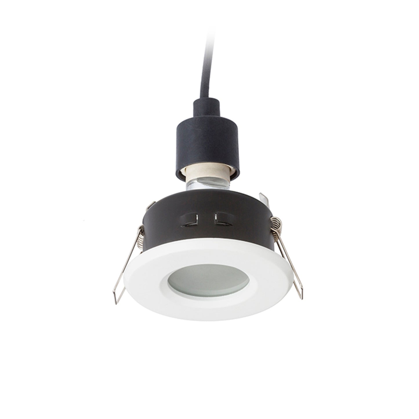 RENDL recessed light APRIORI white satinated glass 230V GU10 35W IP54 R12747 2