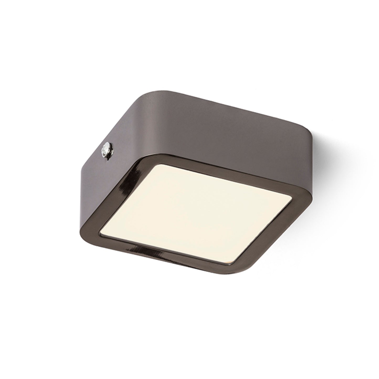 RENDL surface mounted lamp HUE SQ 9 ceiling black chrome 230V LED 6W 3000K R12806 1