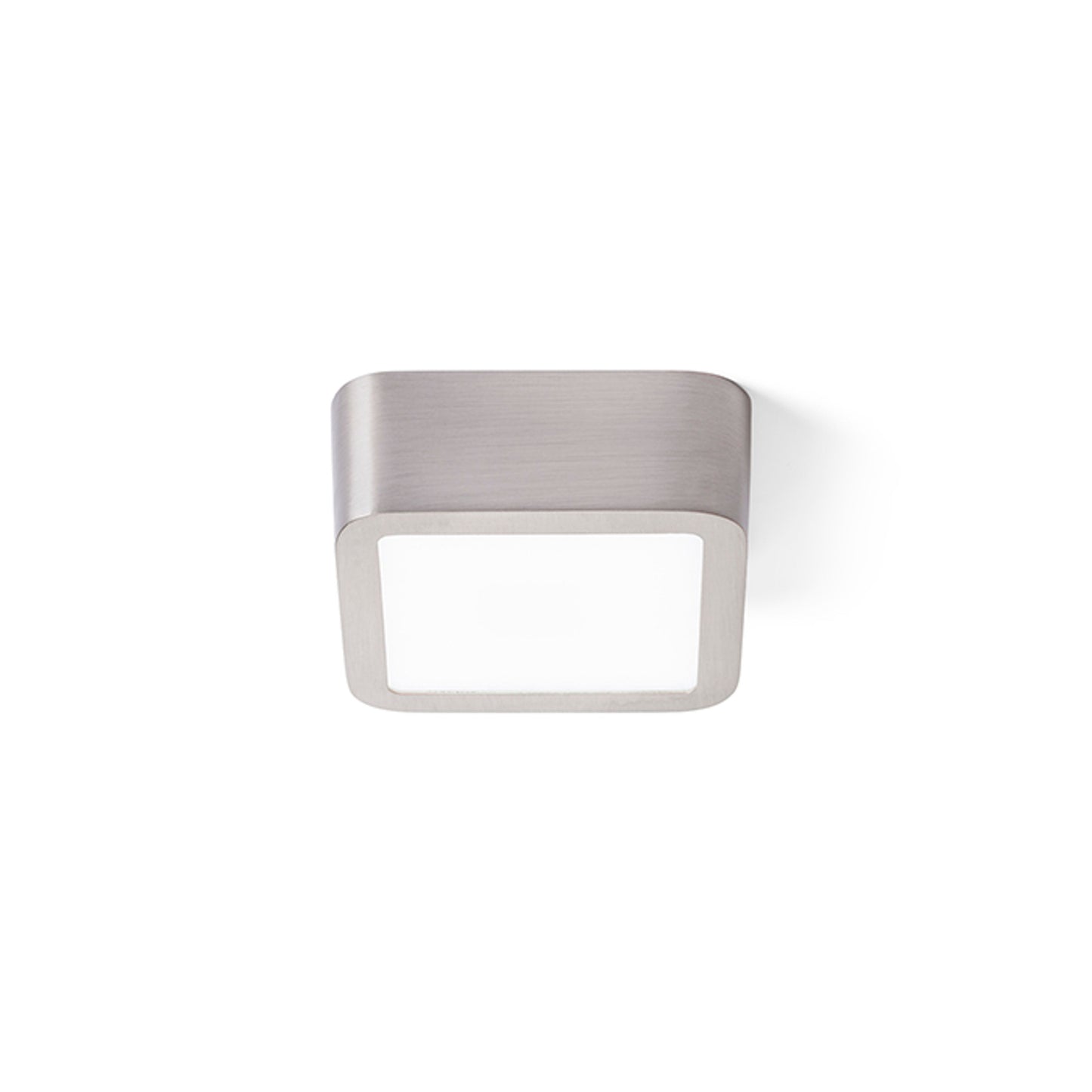 RENDL surface mounted lamp HUE SQ 9 ceiling matt nickel 230V LED 6W 3000K R12808 3