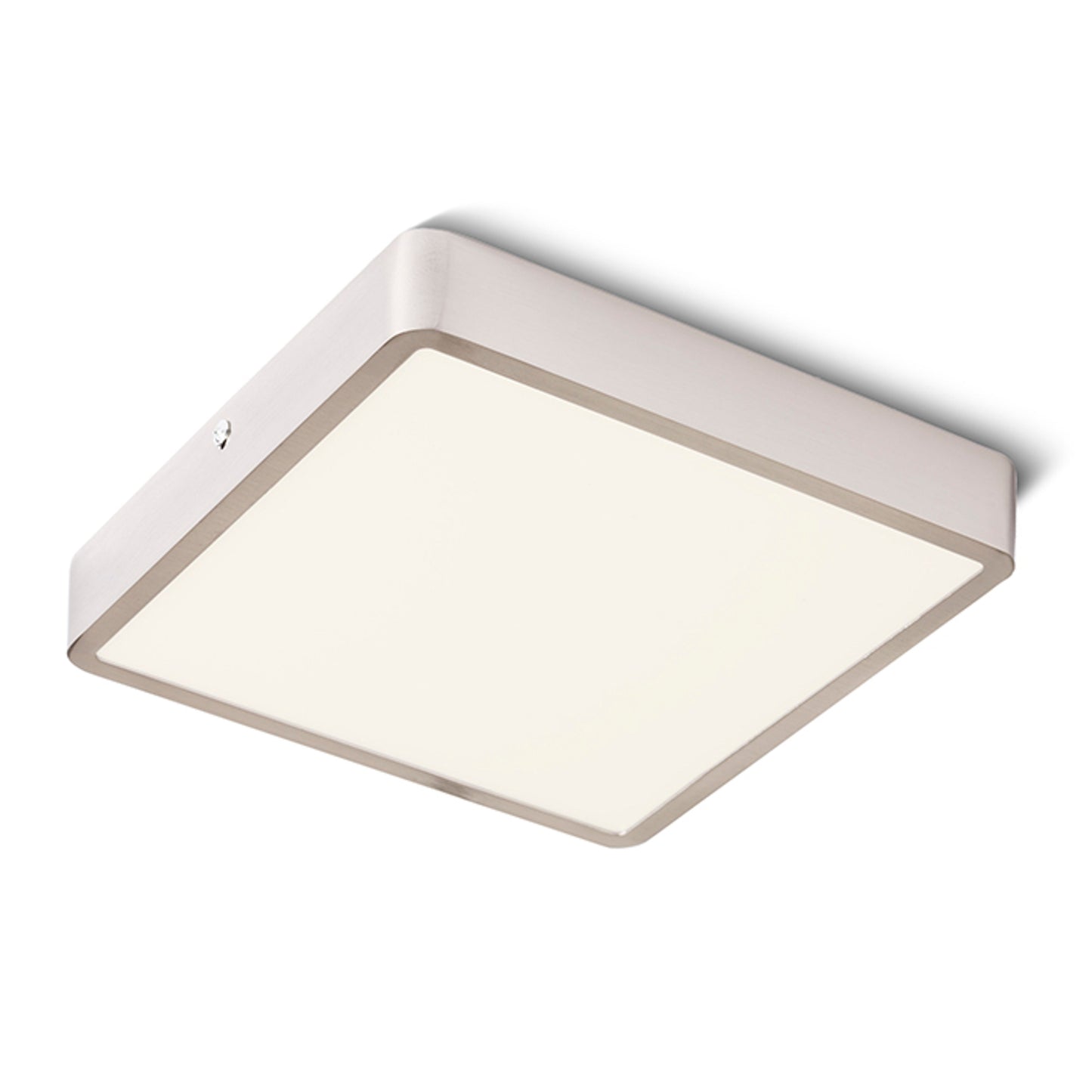 RENDL surface mounted lamp HUE SQ 22 ceiling matt nickel 230V LED 24W 3000K R12818 1