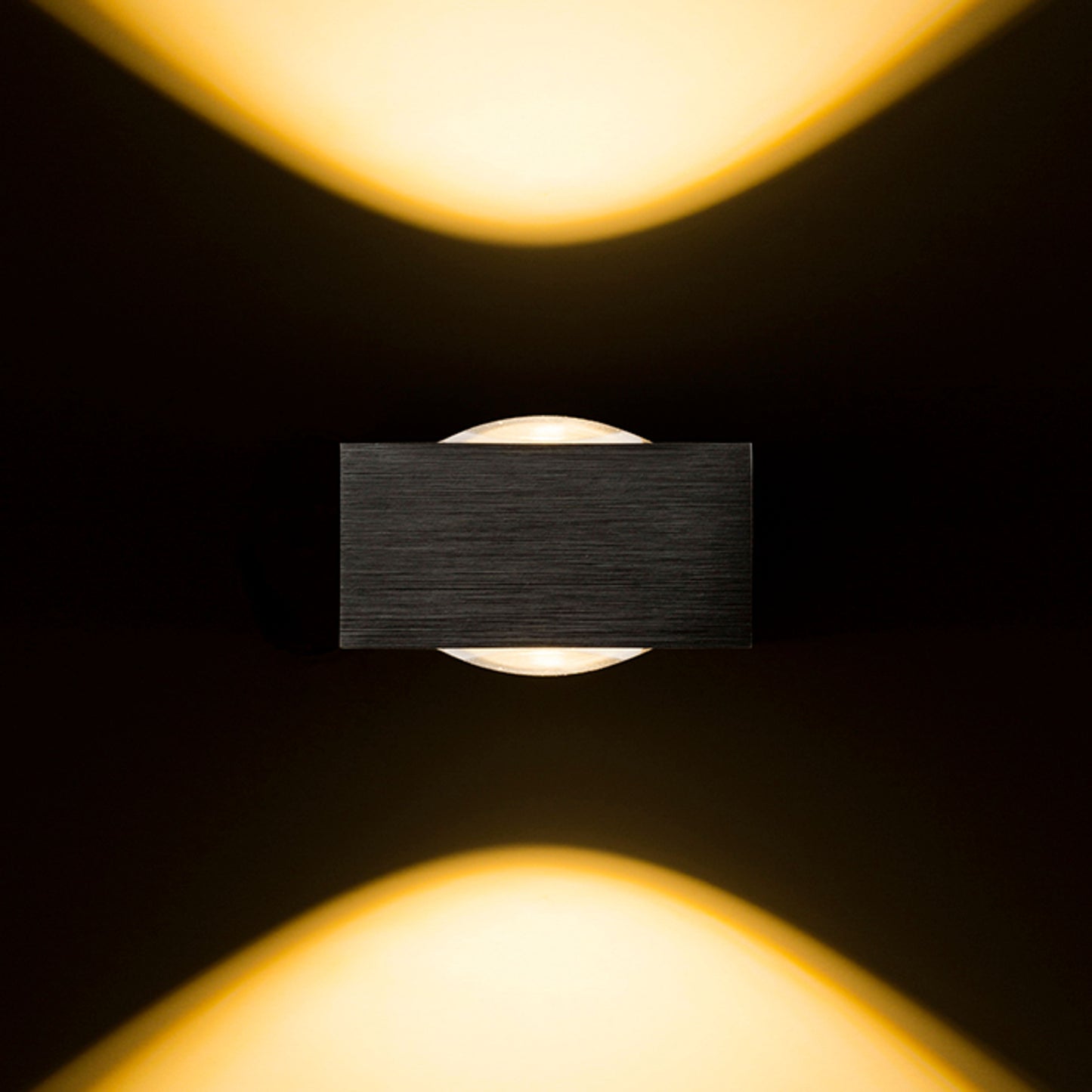 RENDL outdoor lamp KORSO II wall anodized black 230V LED 2x3W 120° IP54 3000K R12832 3