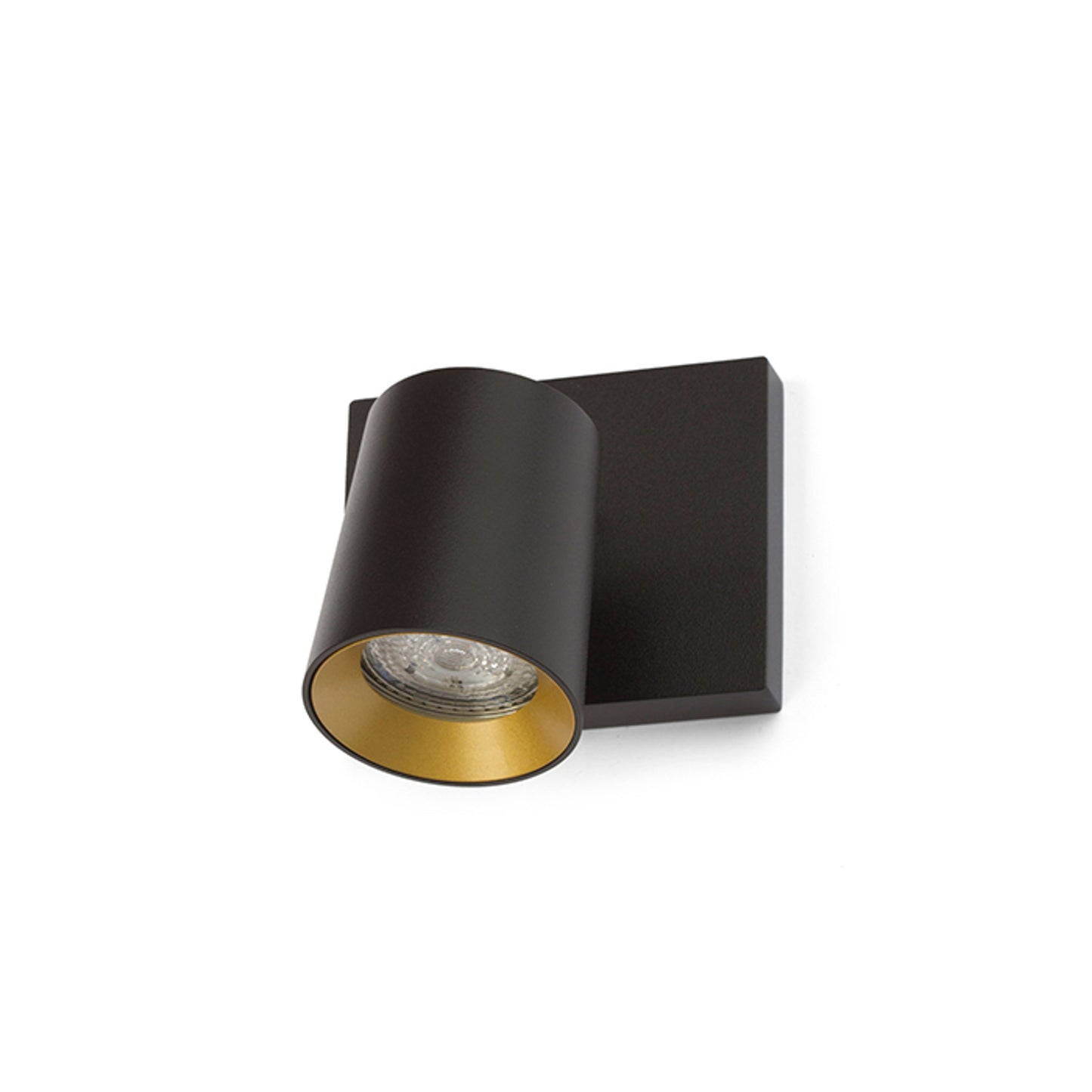 RENDL spotlight KENNY I surface mounted black/gold 230V LED GU10 8W R12914 1