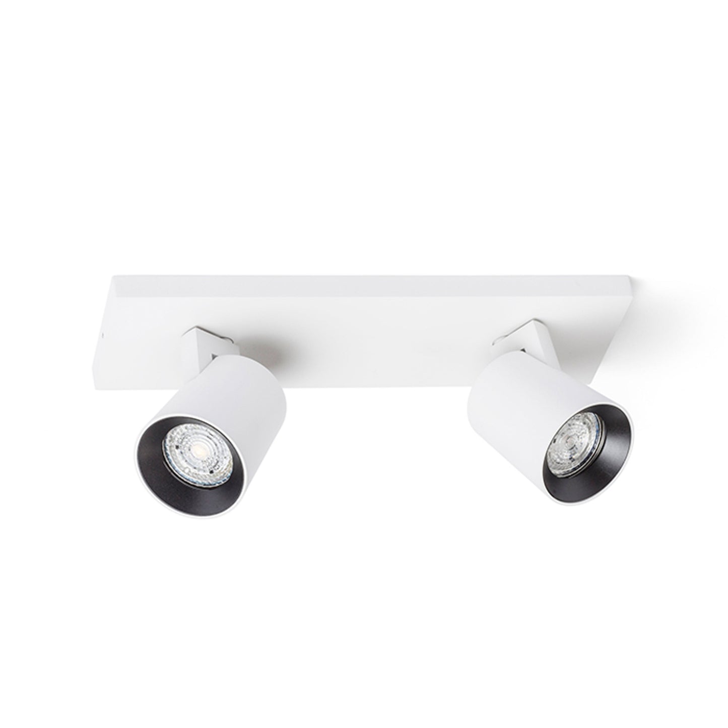 RENDL spotlight KENNY II surface mounted white/black 230V LED GU10 2x8W R12915 1