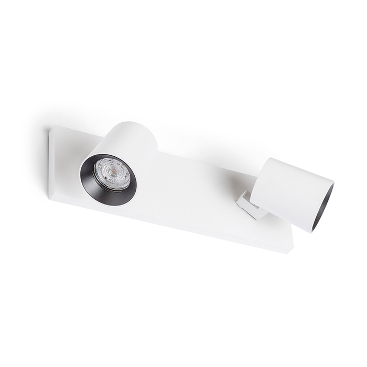 RENDL spotlight KENNY II surface mounted white/black 230V LED GU10 2x8W R12915 2