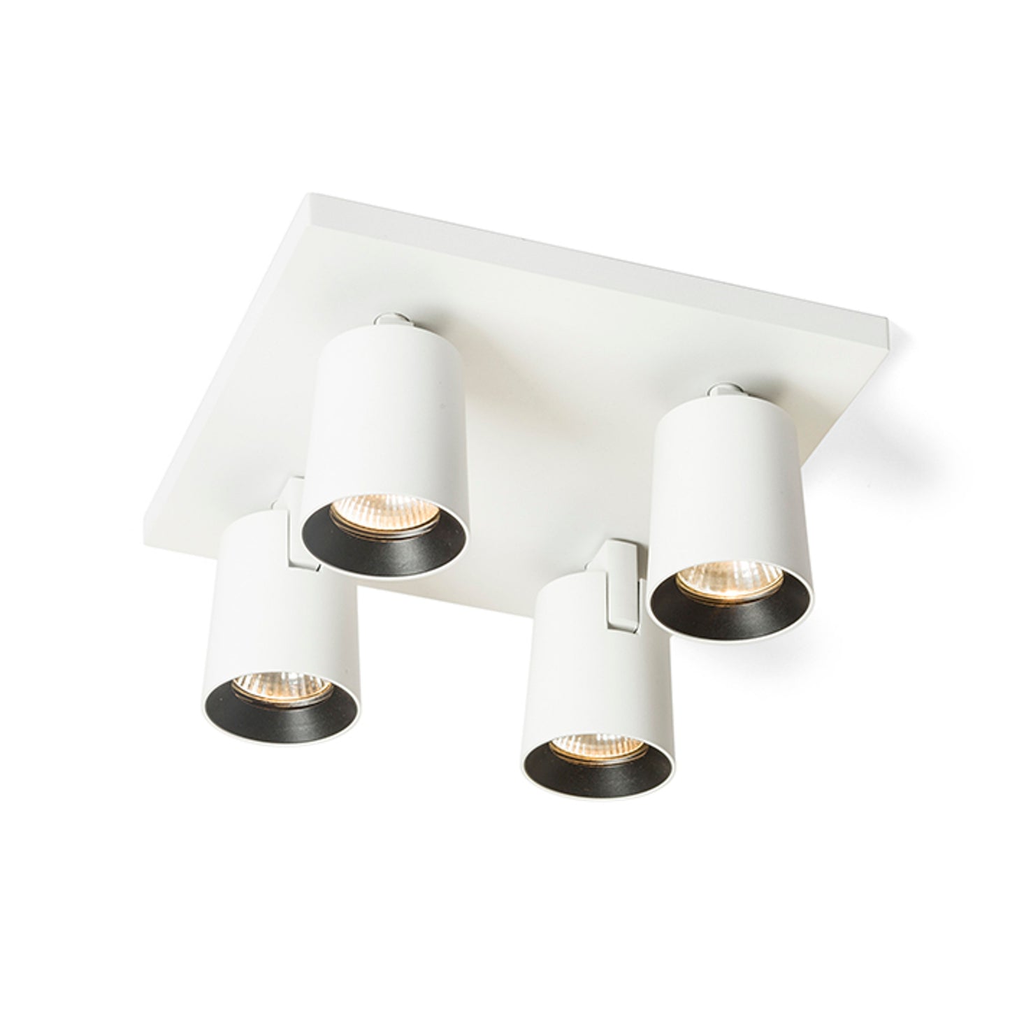 RENDL spotlight KENNY IV ceiling white/black 230V LED GU10 4x8W R12921 2