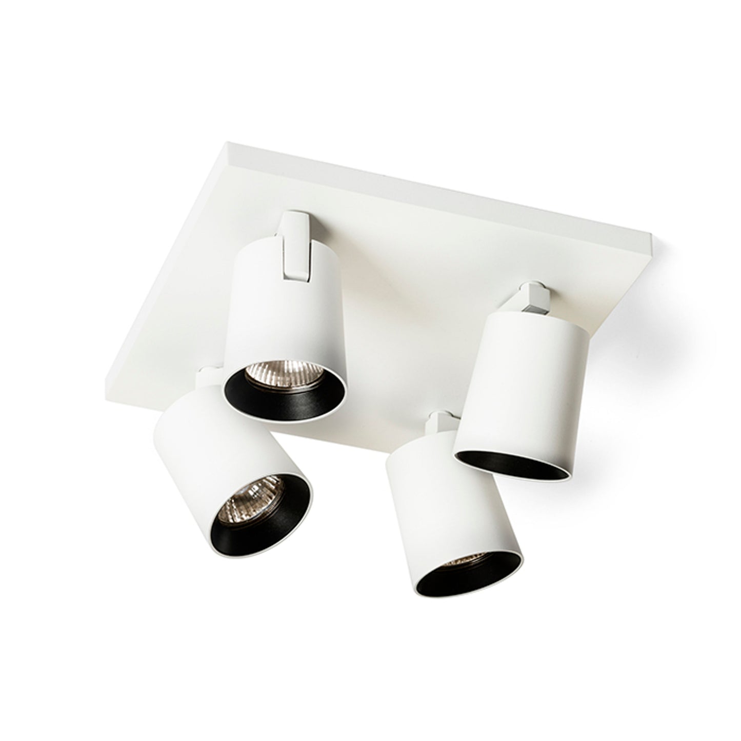 RENDL spotlight KENNY IV ceiling white/black 230V LED GU10 4x8W R12921 5