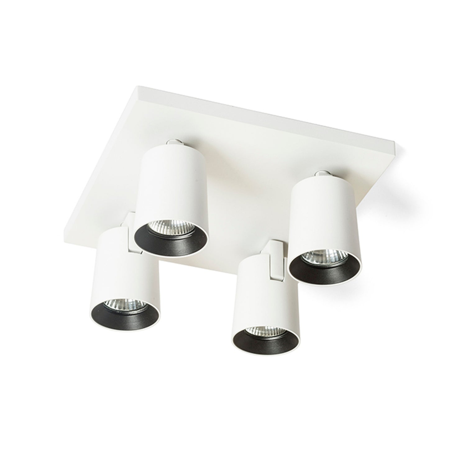 RENDL spotlight KENNY IV ceiling white/black 230V LED GU10 4x8W R12921 6