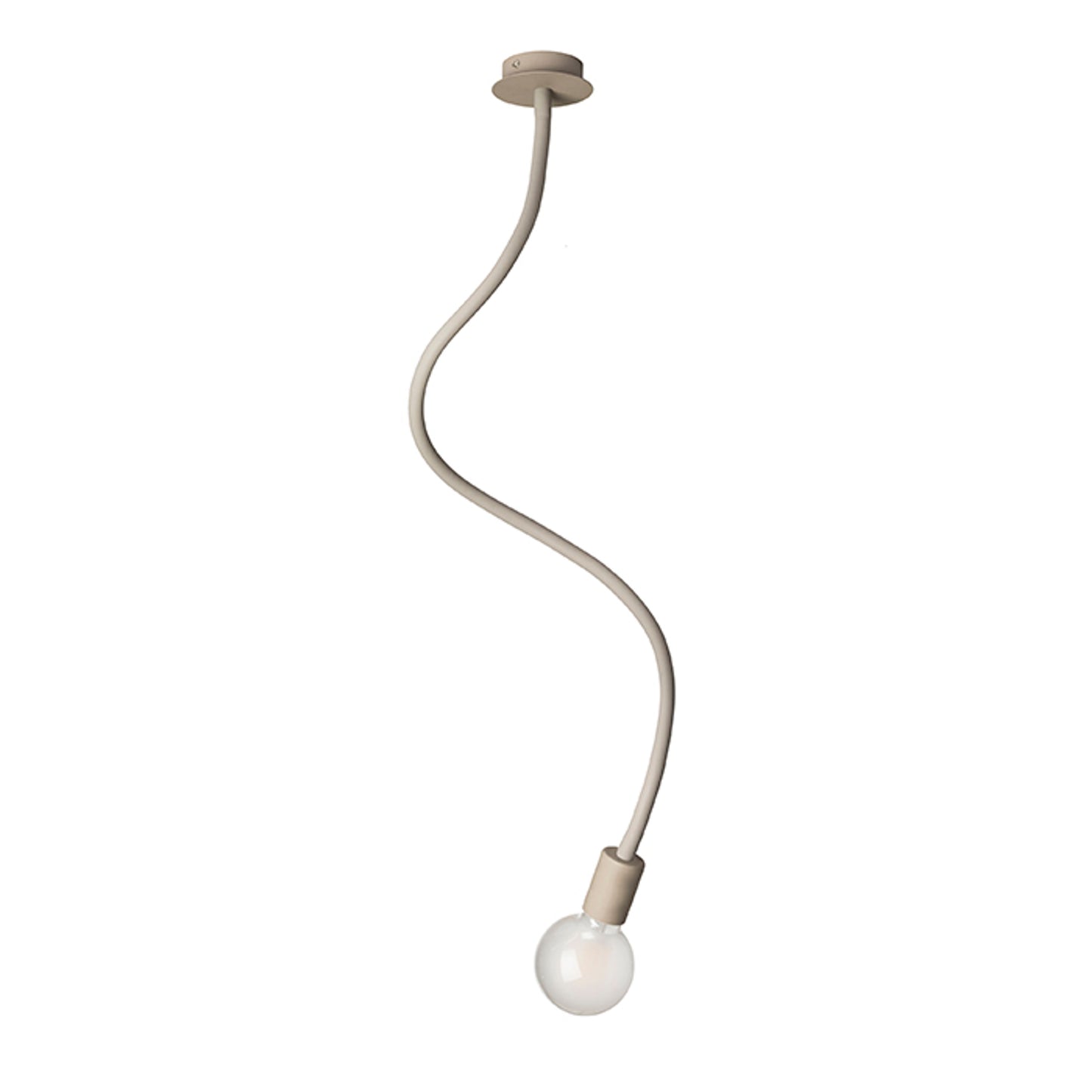 RENDL pendant lamp LOYD E27 I ceiling beige grey 230V LED E27 15W R12933 5