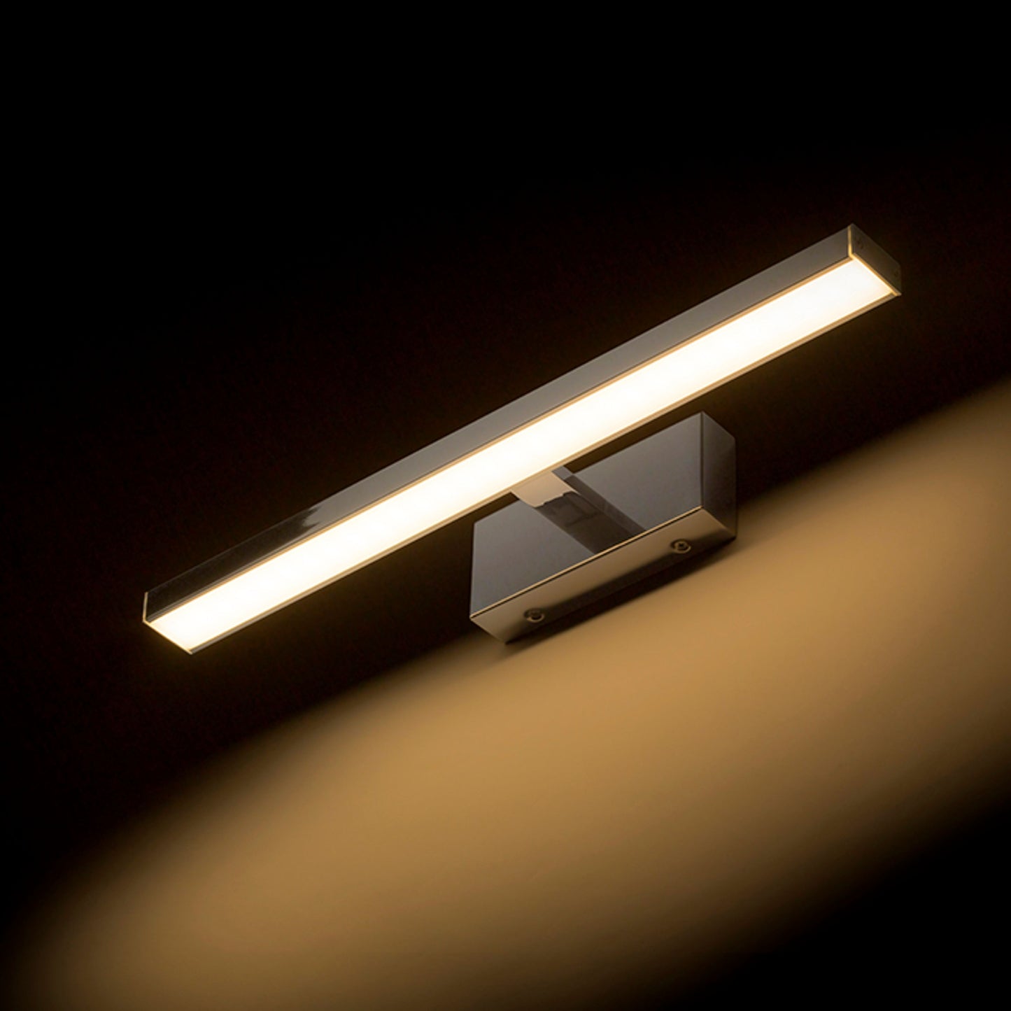 RENDL wall lamp PANON LONG wall chrome 230V LED 12W IP44 3000K R12950 3