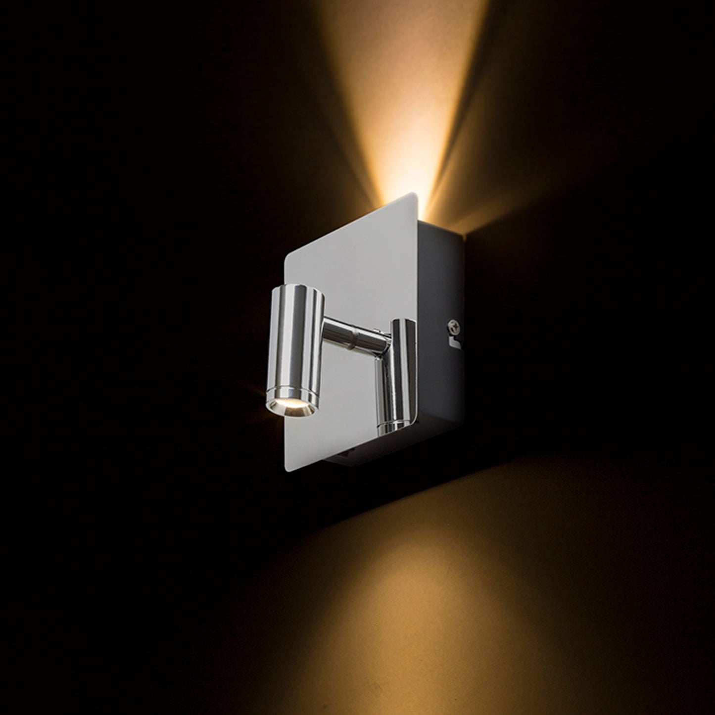 RENDL spotlight TIARA wall chrome 230V LED 2x3W 25° 3000K R12957 2