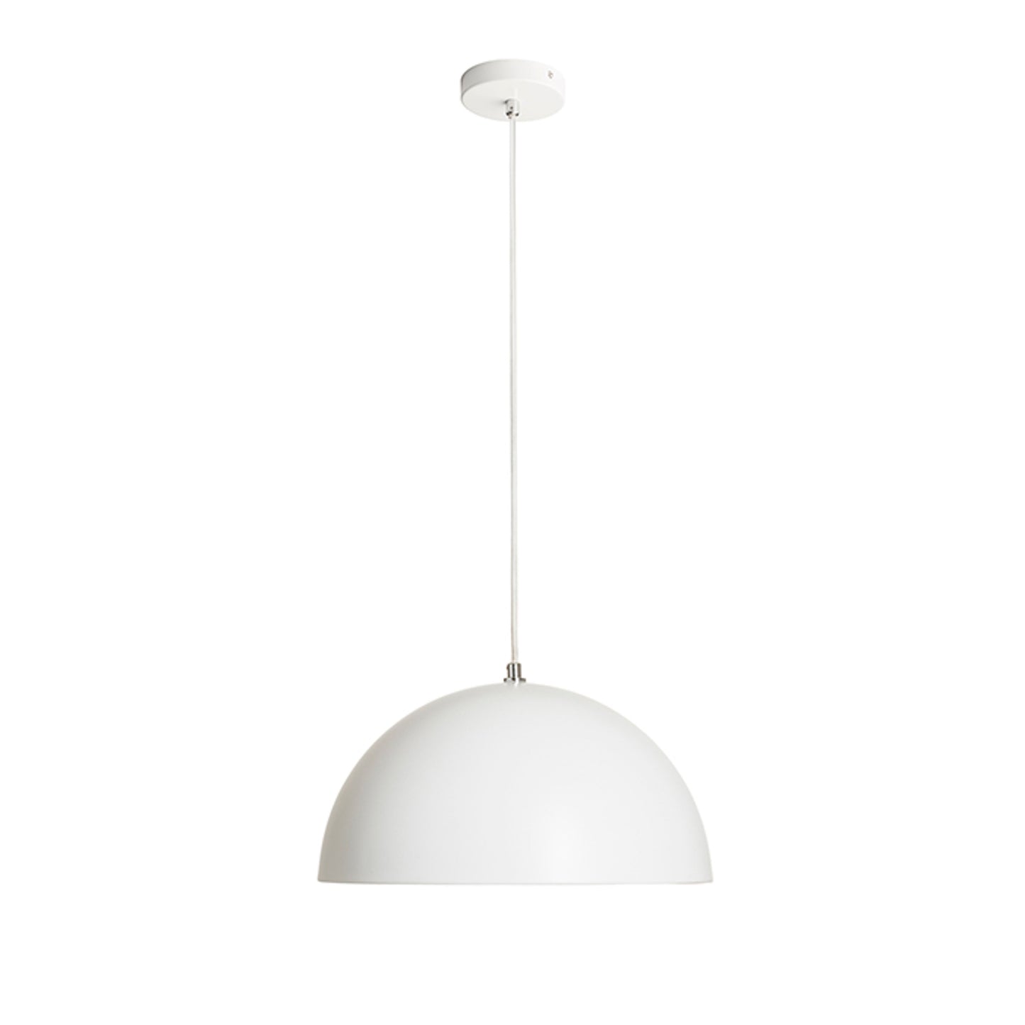 RENDL pendant lamp CARISSIMA 40 pendant matte white/silver grey 230V LED E27 15W R13048 5
