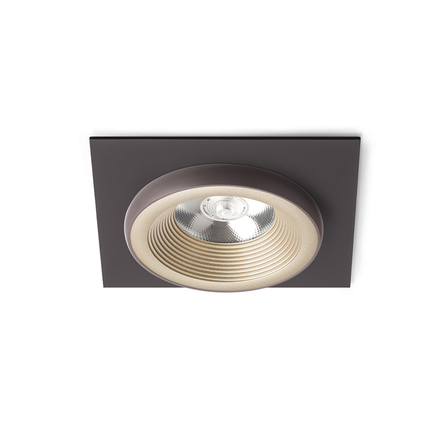 RENDL recessed light SHARM SQ I recessed pearl gold/brown 230V LED 10W 24° 3000K R13251 1
