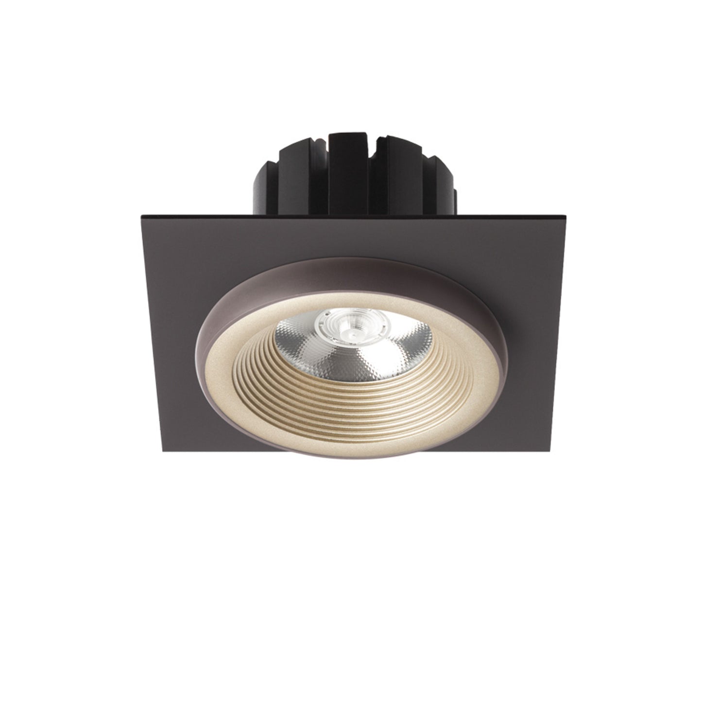 RENDL recessed light SHARM SQ I recessed pearl gold/brown 230V LED 10W 24° 3000K R13251 2