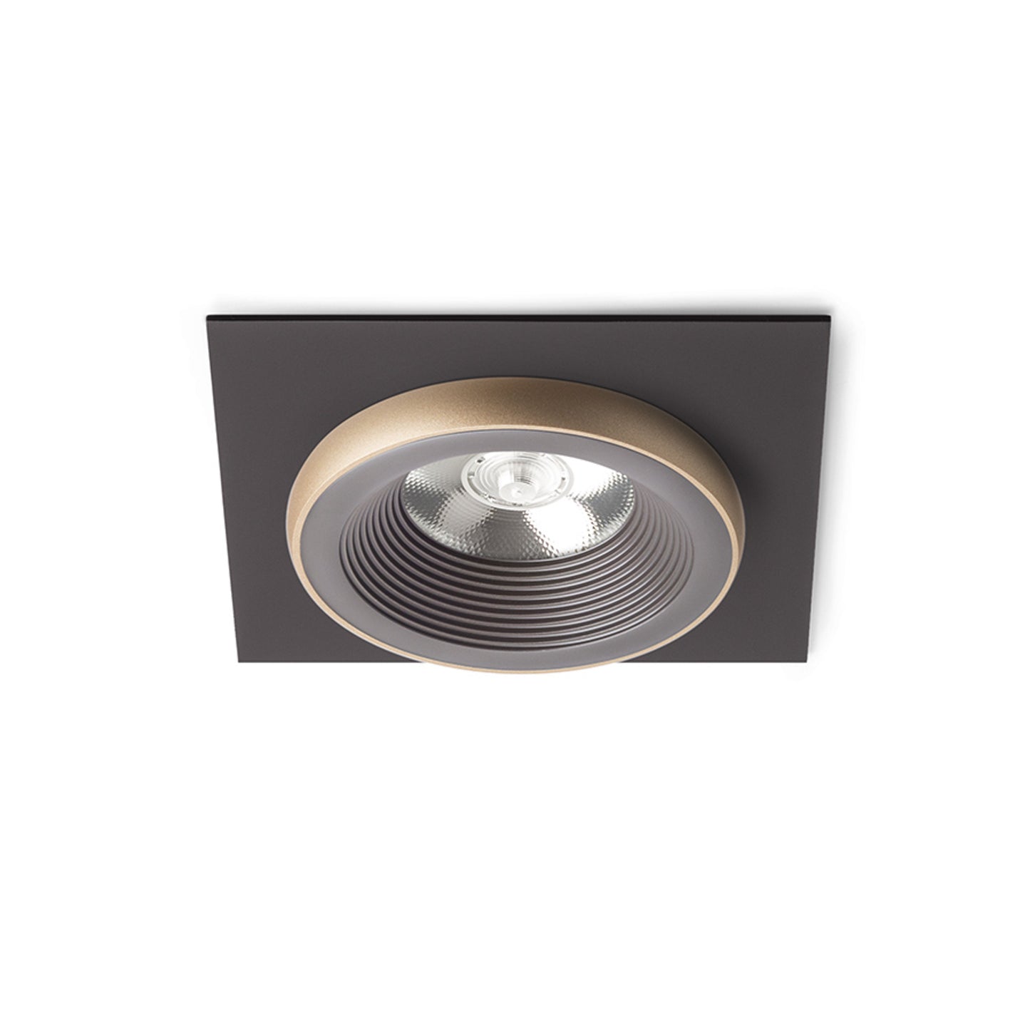 RENDL recessed light SHARM SQ I recessed brown/pearl gold 230V LED 10W 24° 3000K R13252 1