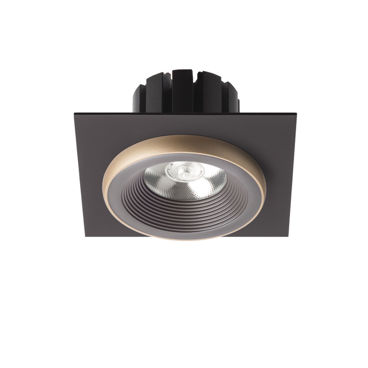 RENDL recessed light SHARM SQ I recessed brown/pearl gold 230V LED 10W 24° 3000K R13252 2