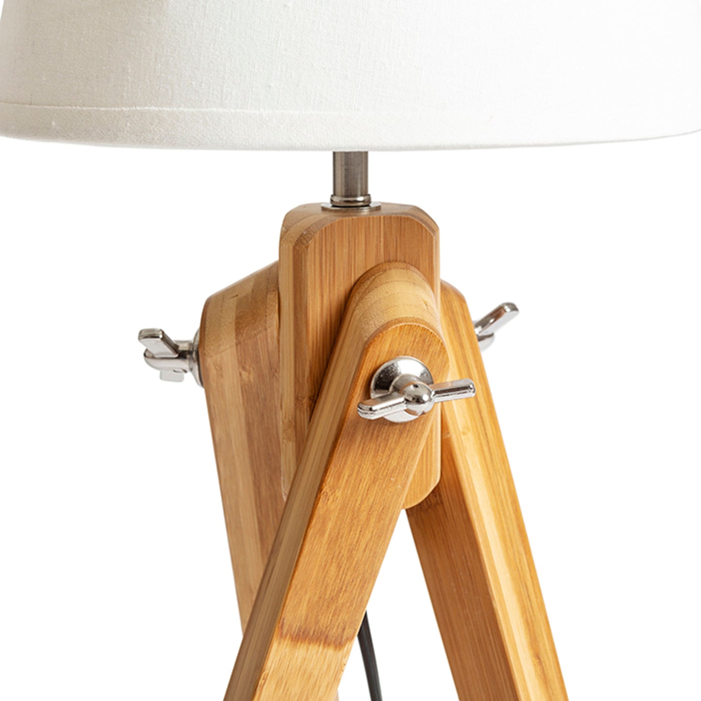 RENDL shades, shade bases, pendent sets AMBITUS table base bamboo 230V LED E27 15W R13303 2