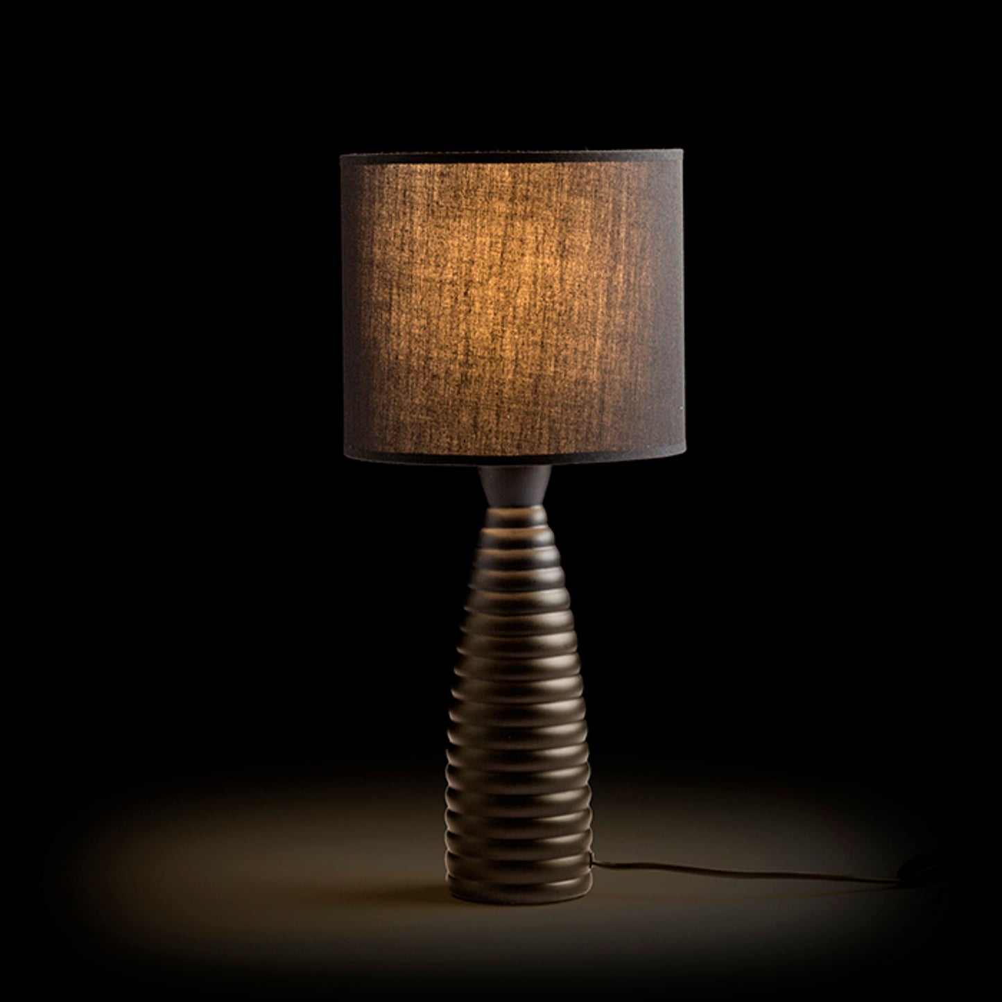RENDL table lamp LAURA table black 230V LED E27 15W R13325 3