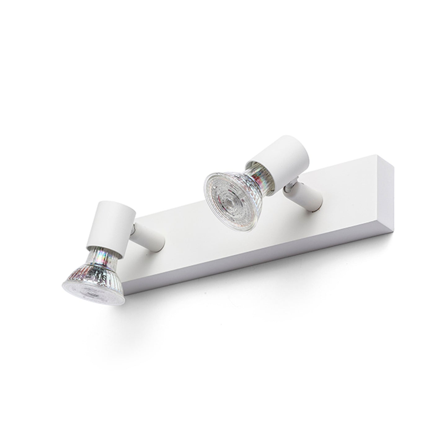 RENDL spotlight TRICA II wall white 230V GU10 2x25W R13373 3