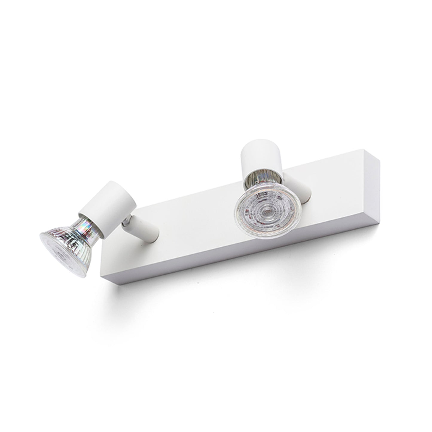 RENDL spotlight TRICA II wall white 230V GU10 2x25W R13373 4