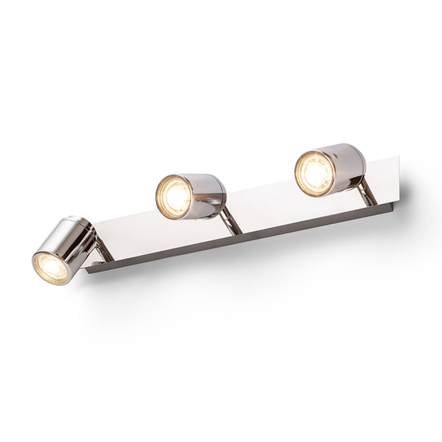 RENDL spotlight DUBLIN III surface mounted chrome 230V GU10 3x9W IP44 R13379 3
