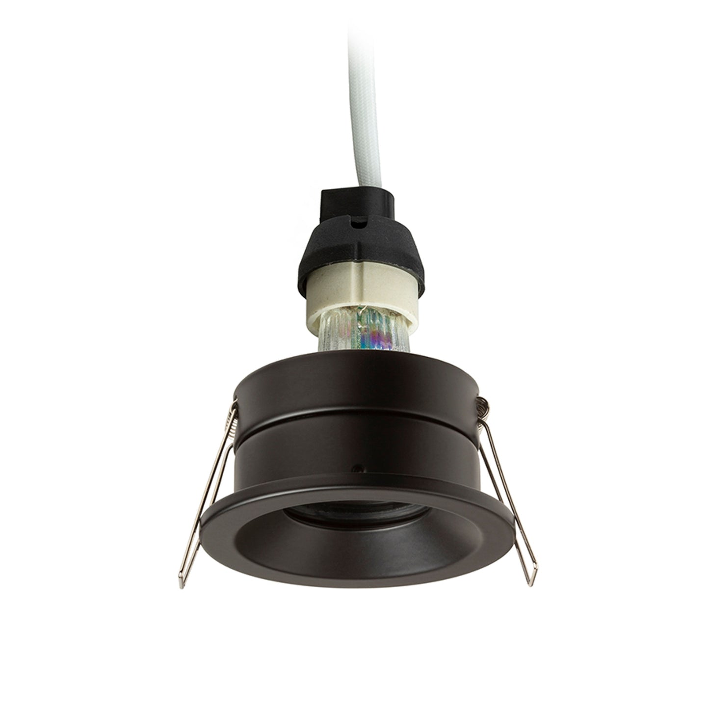 RENDL recessed light BELLA GU10 recessed black 230V LED GU10 15W IP65 R13599 4