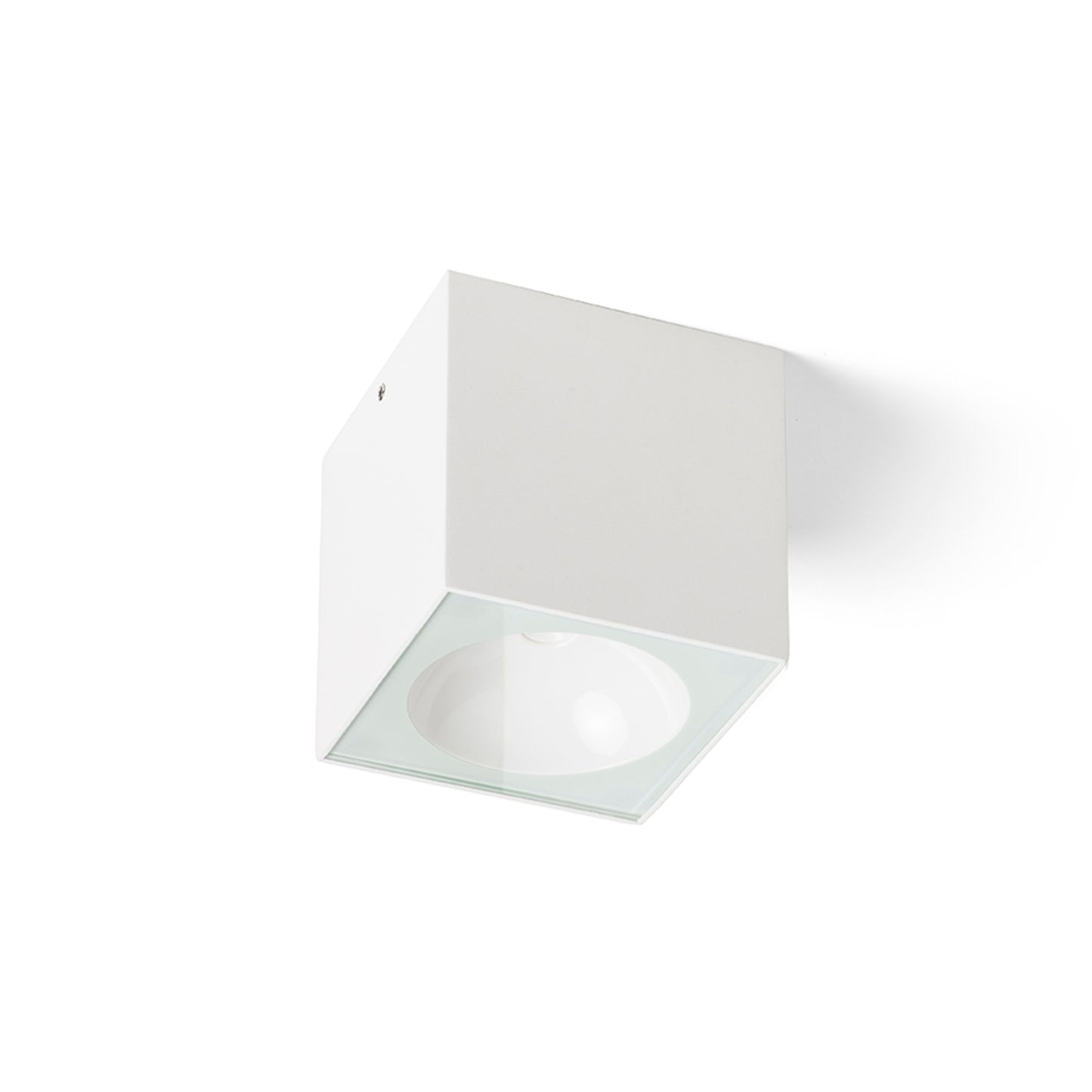 RENDL outdoor lamp SENZA SQ ceiling white clear glass 230V LED 6W IP65 3000K R13624 2
