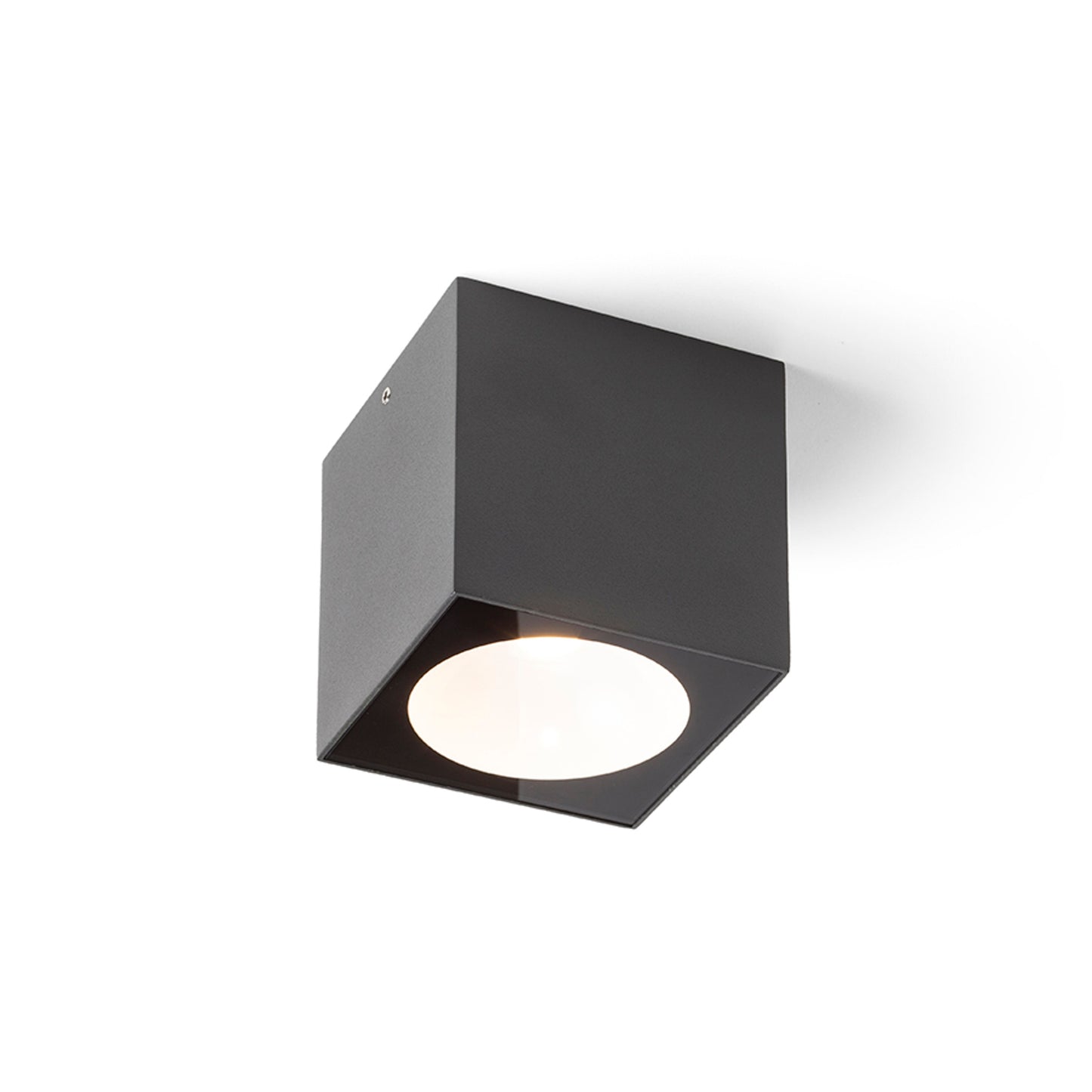 RENDL outdoor lamp SENZA SQ ceiling anthracite grey clear glass 230V LED 6W IP65 3000K R13625 1