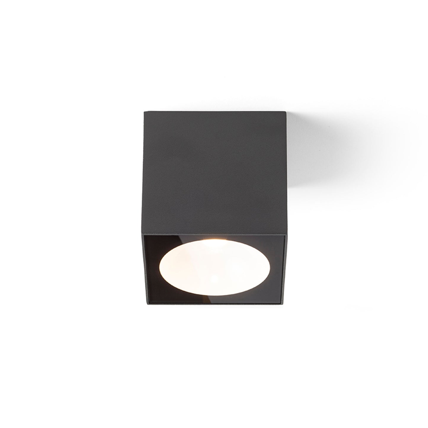 RENDL outdoor lamp SENZA SQ ceiling anthracite grey clear glass 230V LED 6W IP65 3000K R13625 3