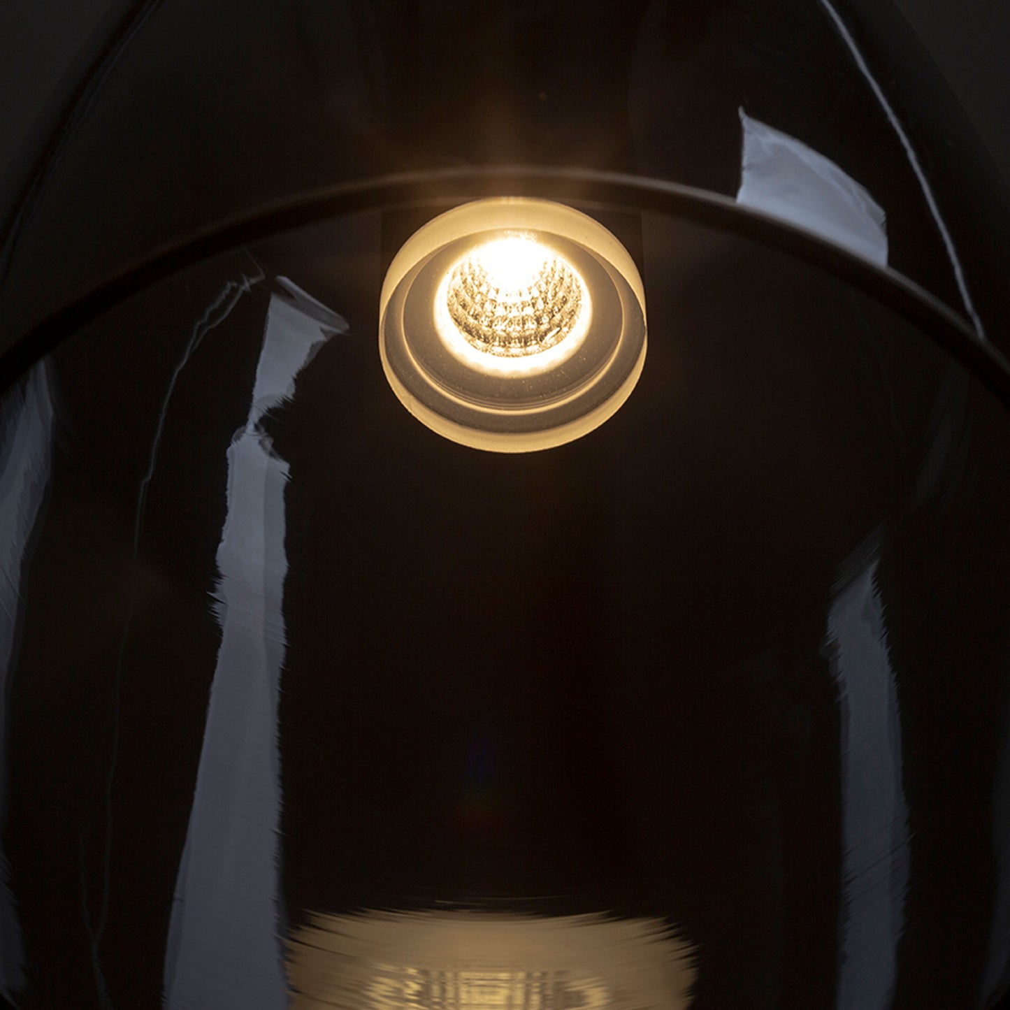 RENDL pendant lamp BELLINI M LED pendant black smoke-colored glass 230V LED 5W 30° 3000K R13652 4