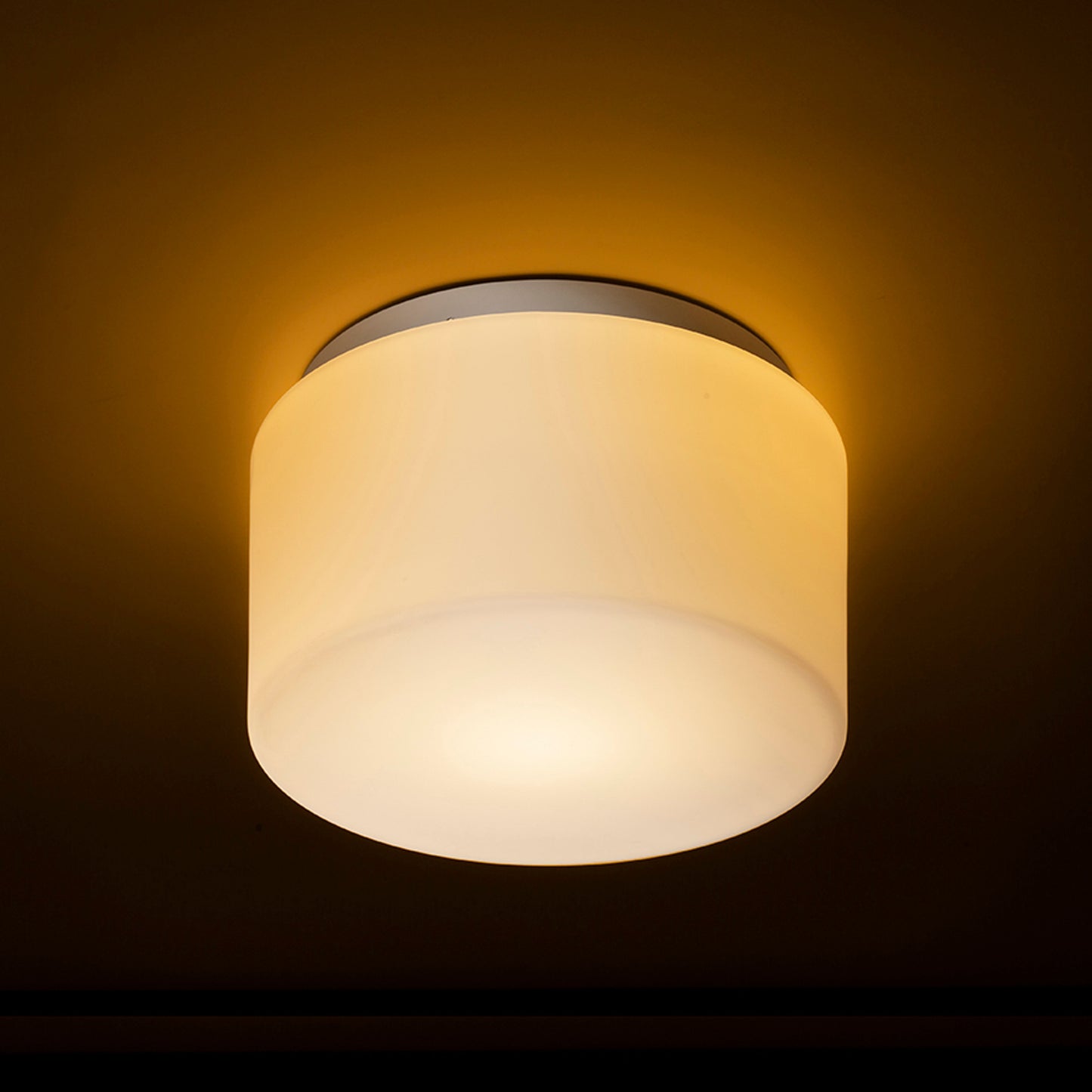 RENDL surface mounted lamp ARANA R 27 ceiling opal-colored glass/chrome 230V LED E27 15W IP44 R13683 2