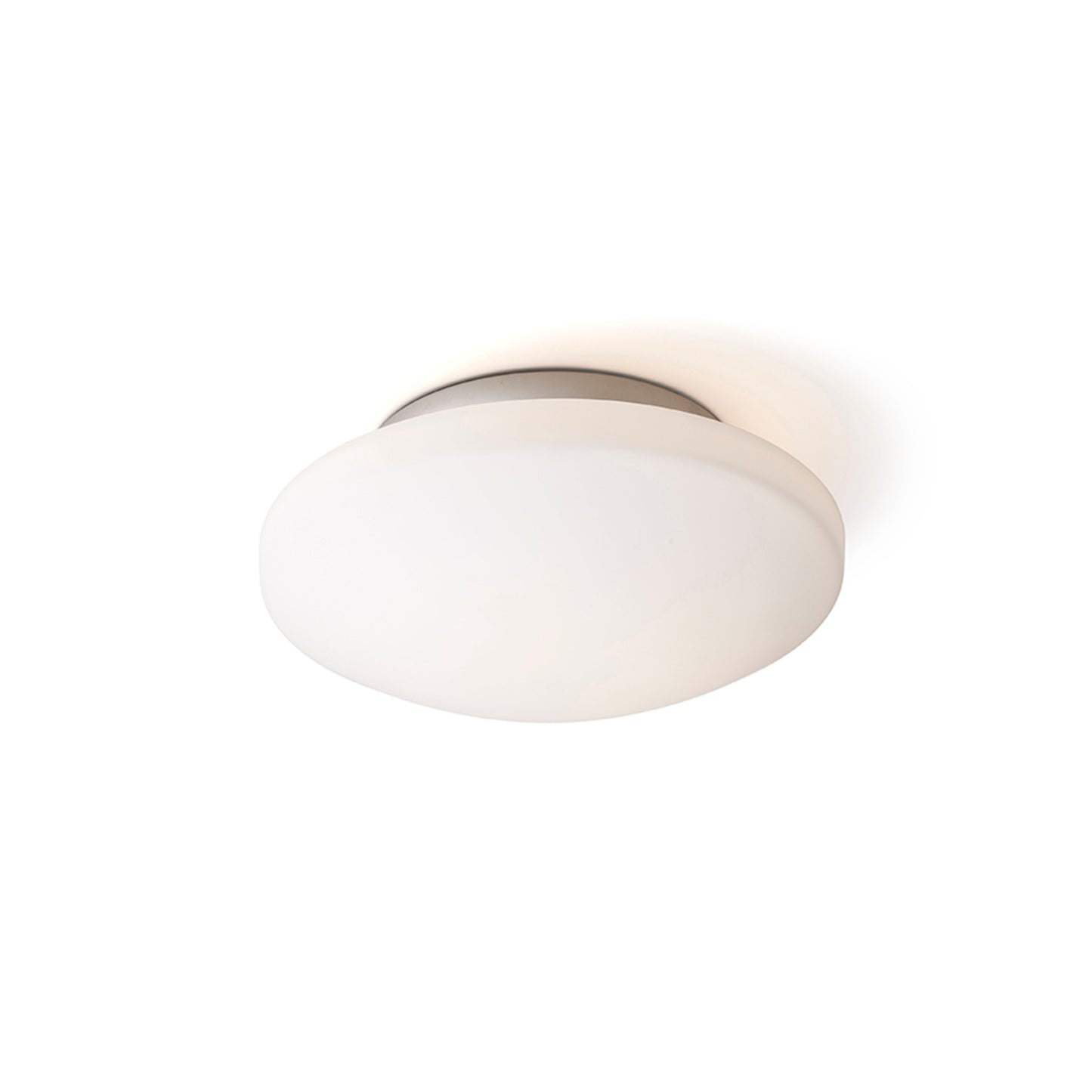 RENDL surface mounted lamp SARA LED 26 ceiling opal-colored glass/chrome 230V LED 12W IP44 3000K R13687 3