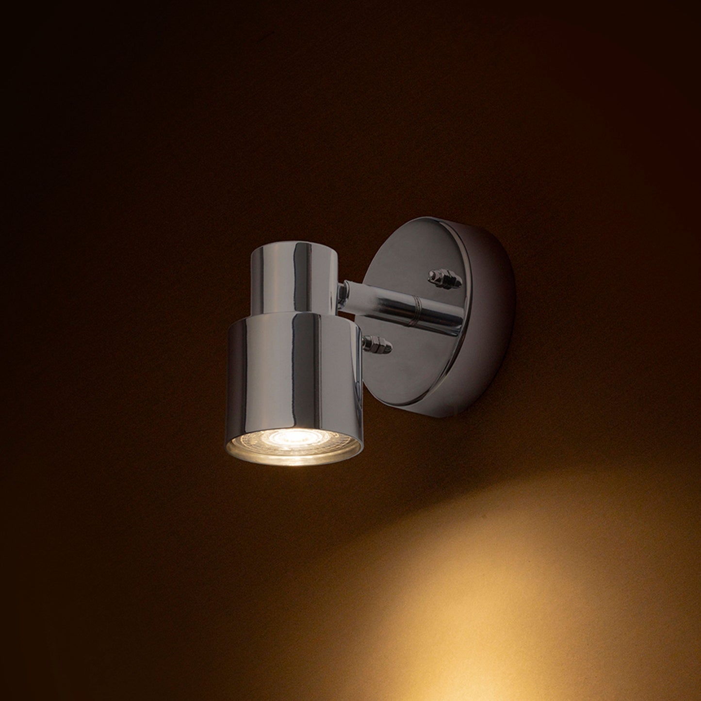 RENDL spotlight VALTO I wall chrome 230V GU10 LED 5W IP44 R13696 4