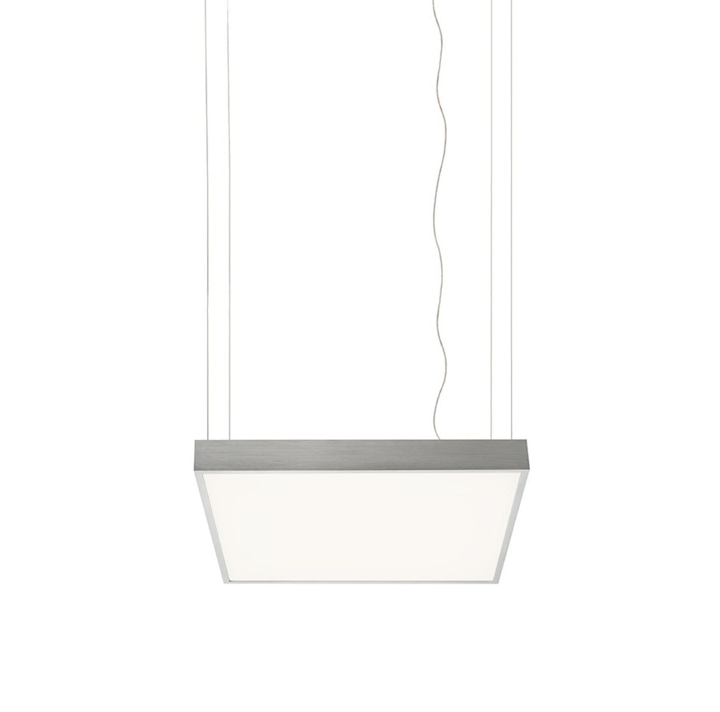 RENDL pendant lamp STRUCTURAL LED 55x55 pendant brushed aluminum 230V LED 48W 3000K R13714 1