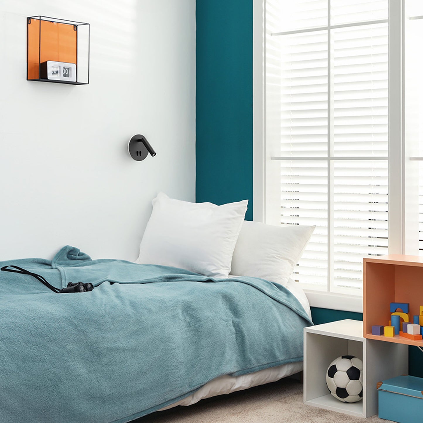 RENDL spotlight THALIA wall black satinated acrylic 230V LED 6+3W 3000K R13765 5