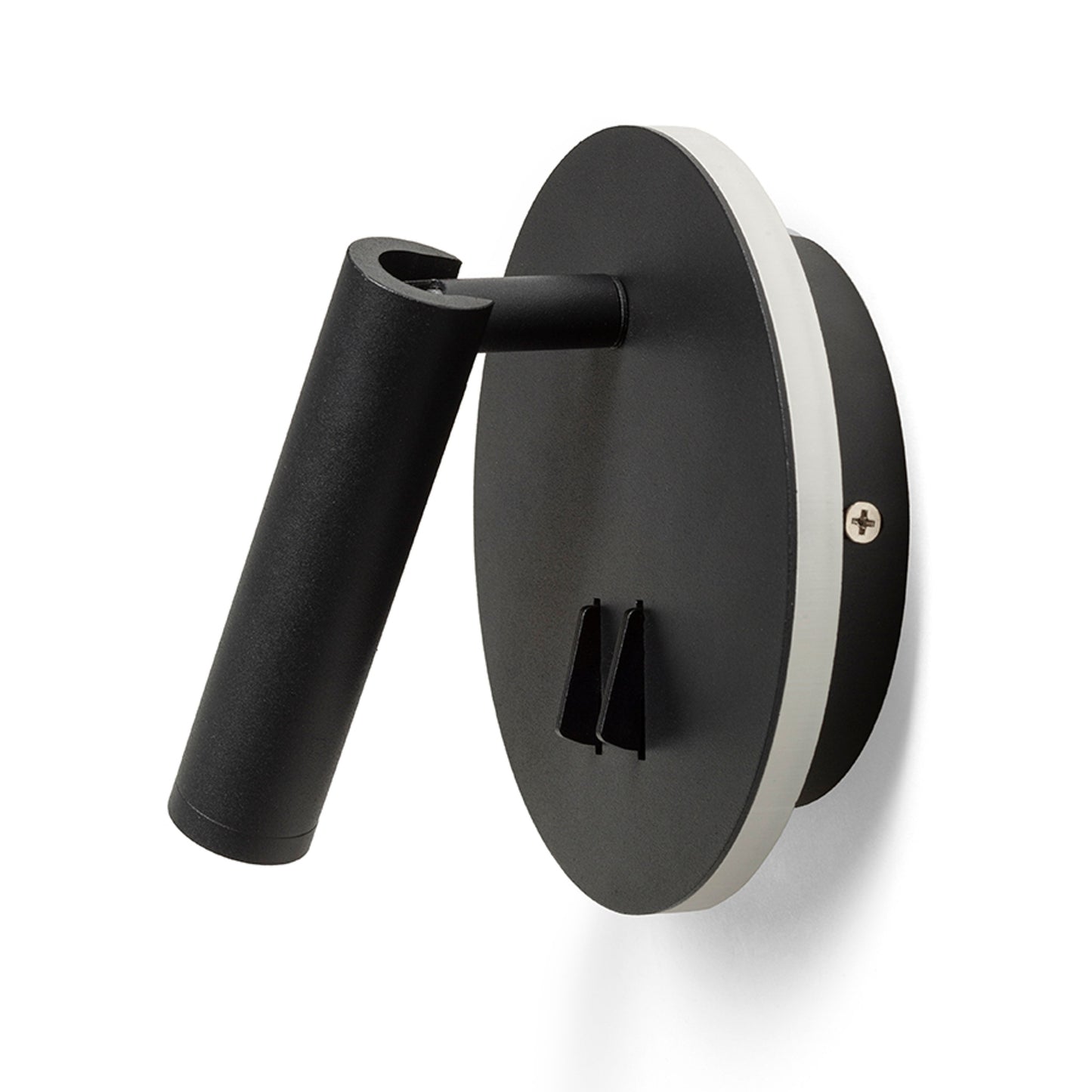 RENDL spotlight THALIA wall black satinated acrylic 230V LED 6+3W 3000K R13765 6
