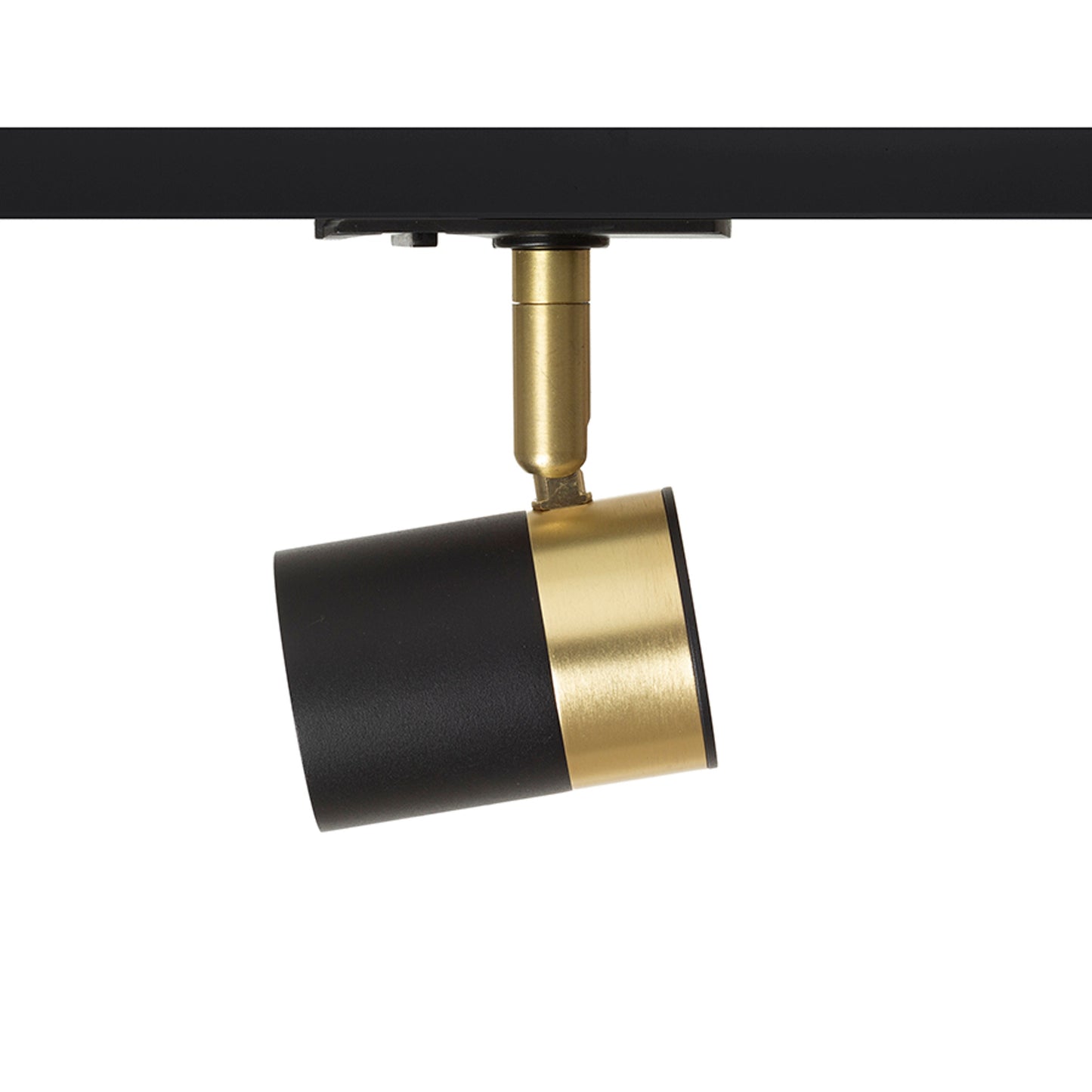 RENDL 1-circuit track system LALA for 1-circuit tracks black brass 230V LED GU10 9W R13767 7